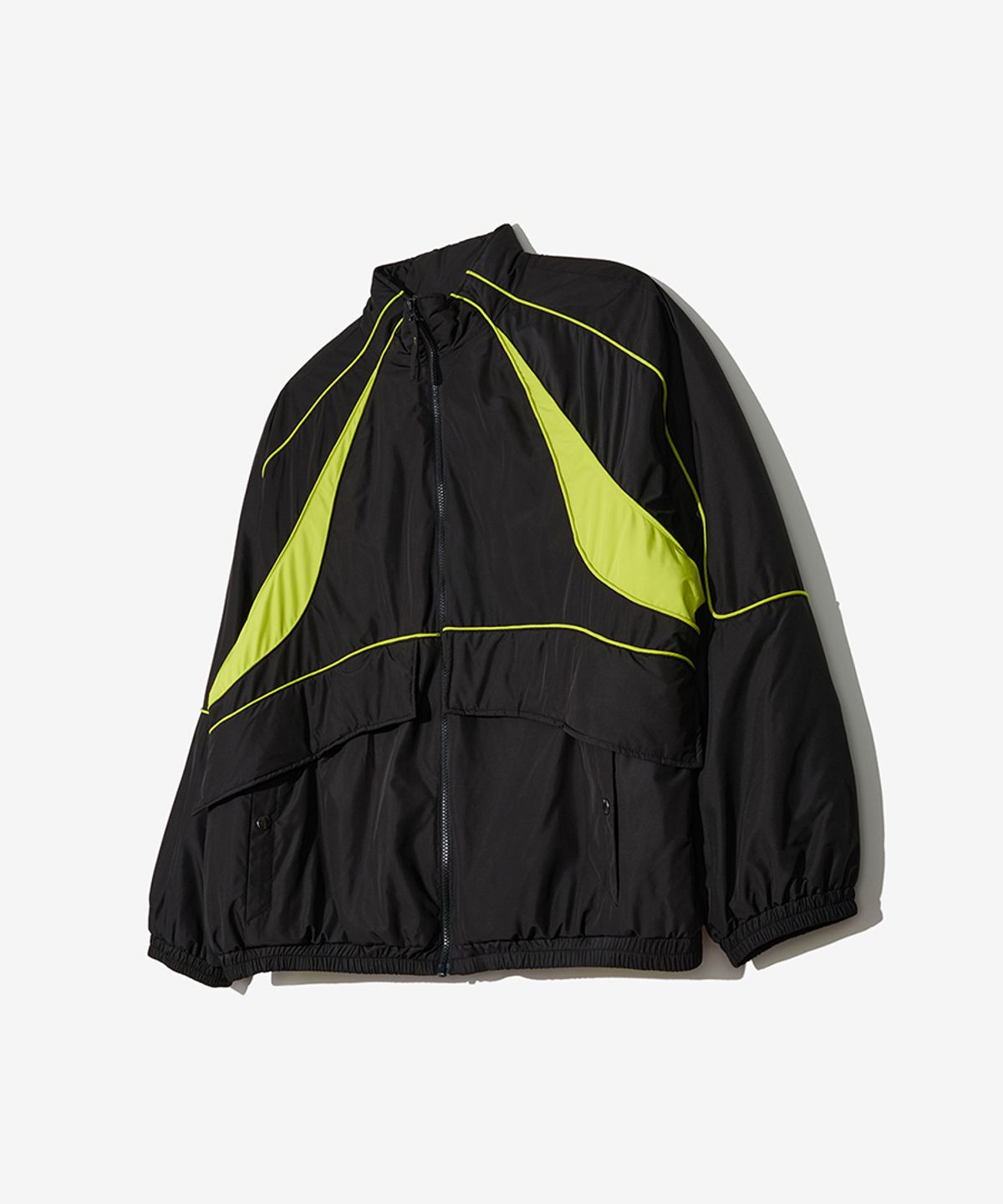 논타입(NONTYPE) DIAGONAL PANELED PIPING JUMPER (BLACK)