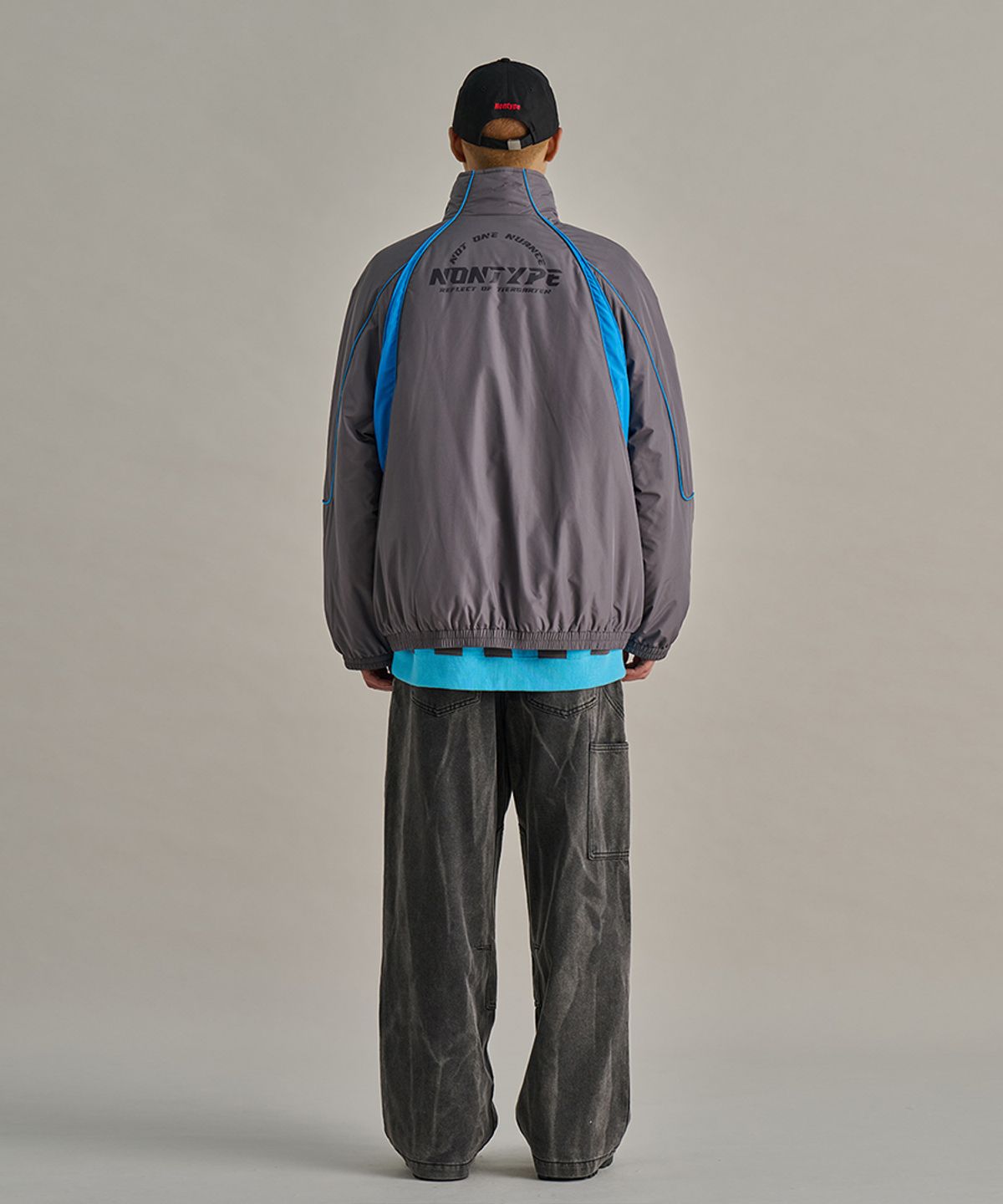 논타입(NONTYPE) DIAGONAL PANELED PIPING JUMPER (GRAY)