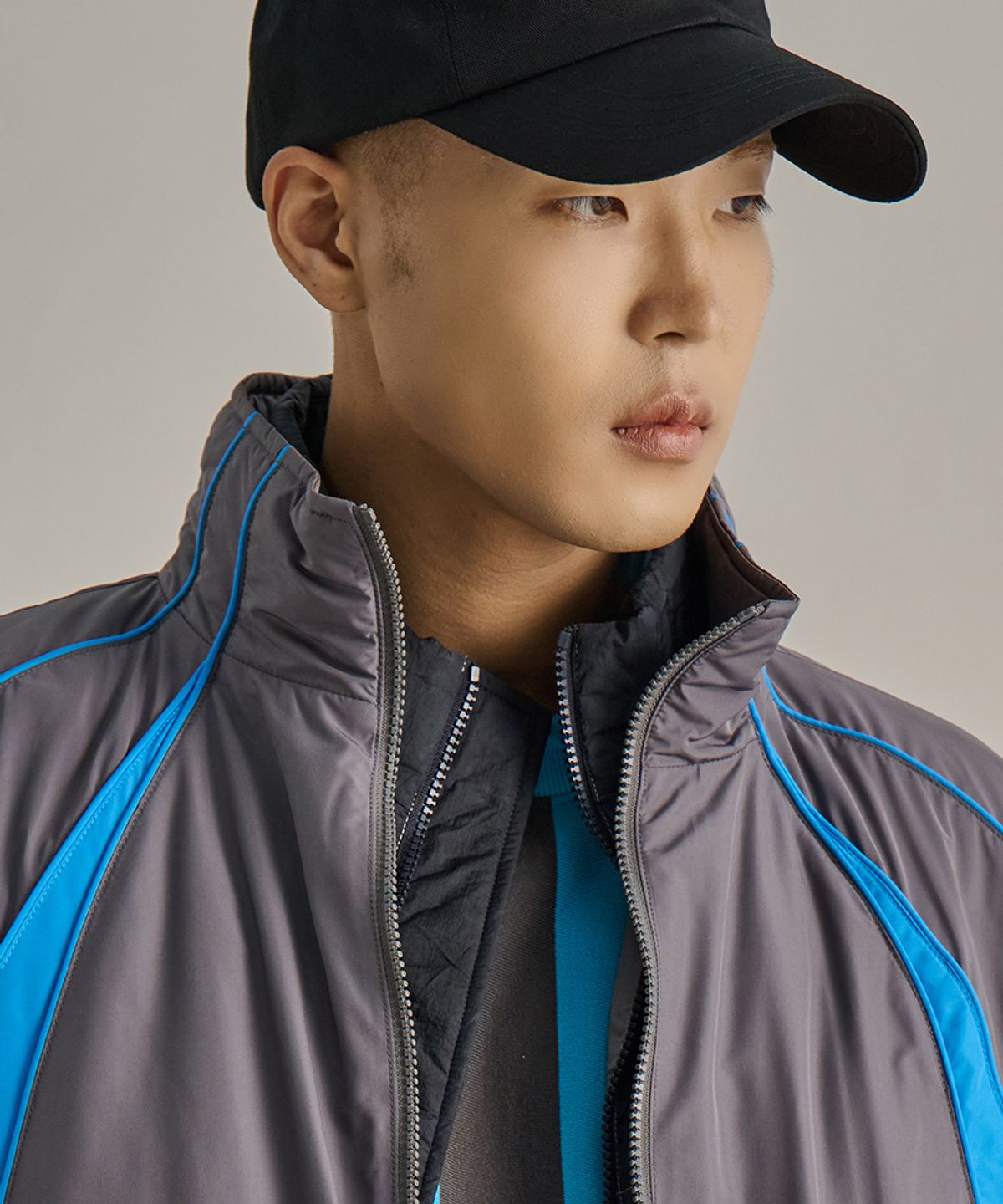 논타입(NONTYPE) DIAGONAL PANELED PIPING JUMPER (GRAY)