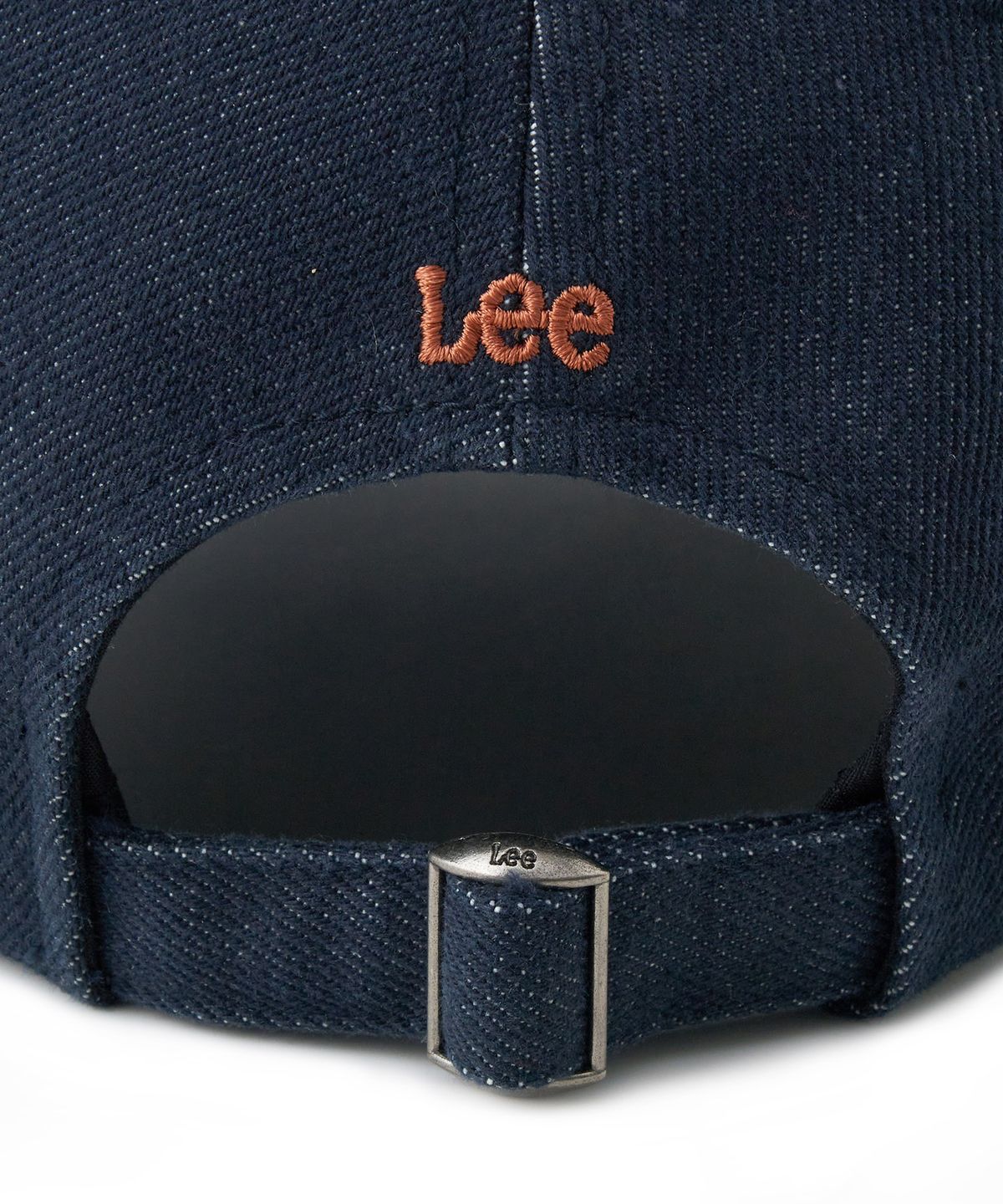 리(LEE) 데님 레터링 볼캡 인디고 로우