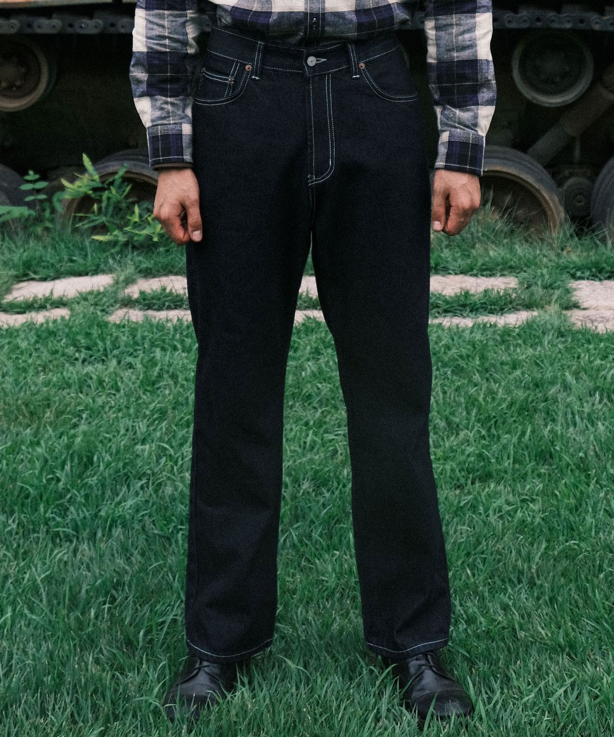 비디알(VDR) 225 Navy Denim Pants (ONE WASH)