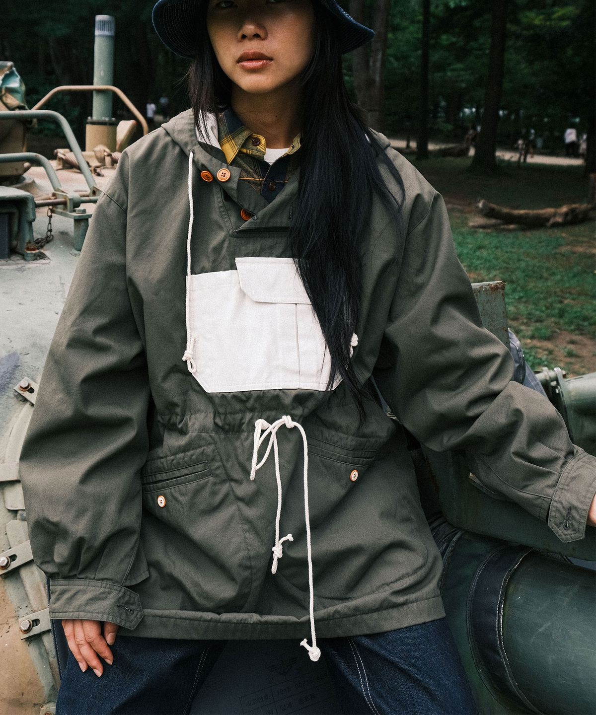 비디알(VDR) TANKER ANORAK JACKET [Olive]