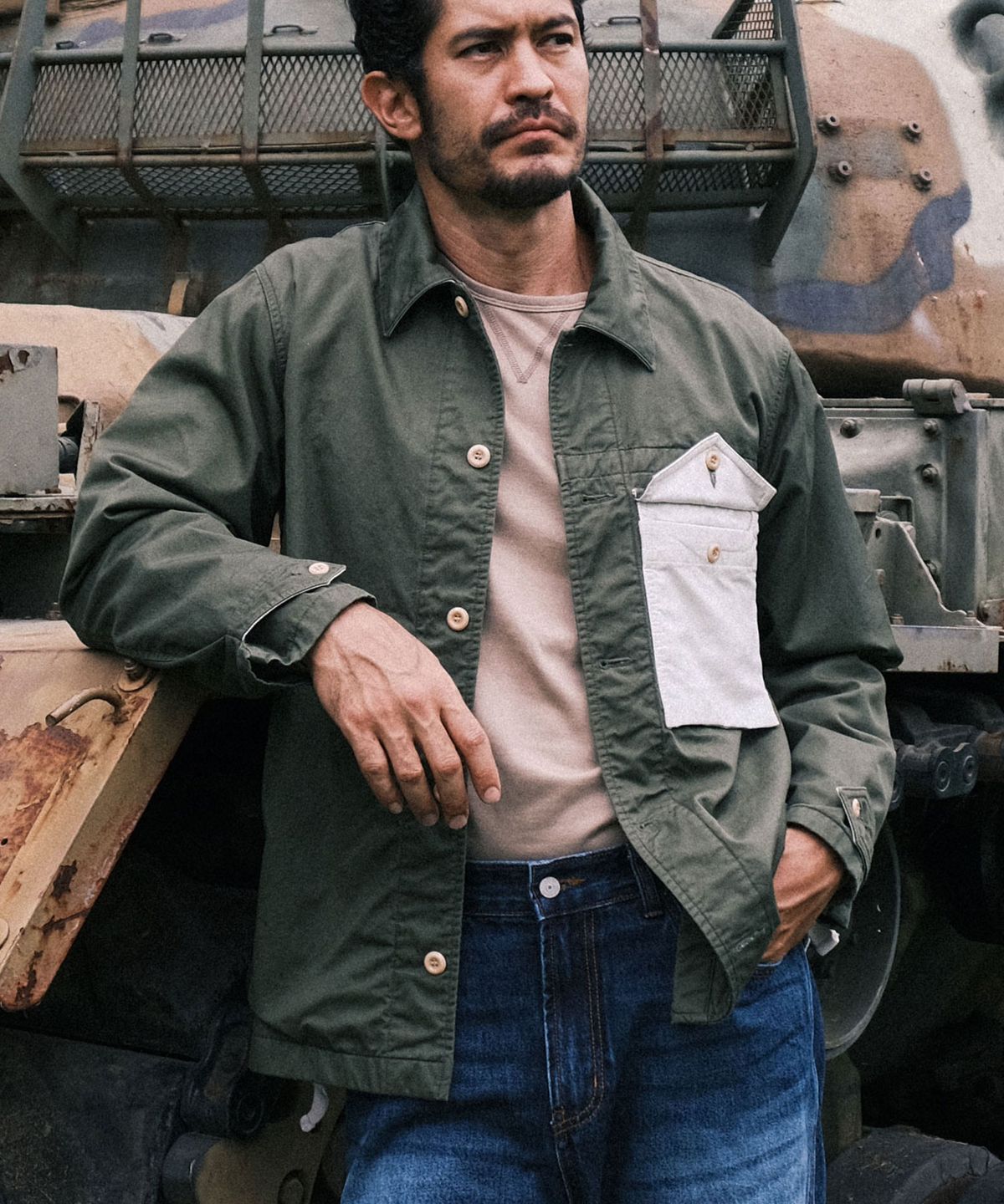 비디알(VDR) TANKER LOADER JACKET [Olive]