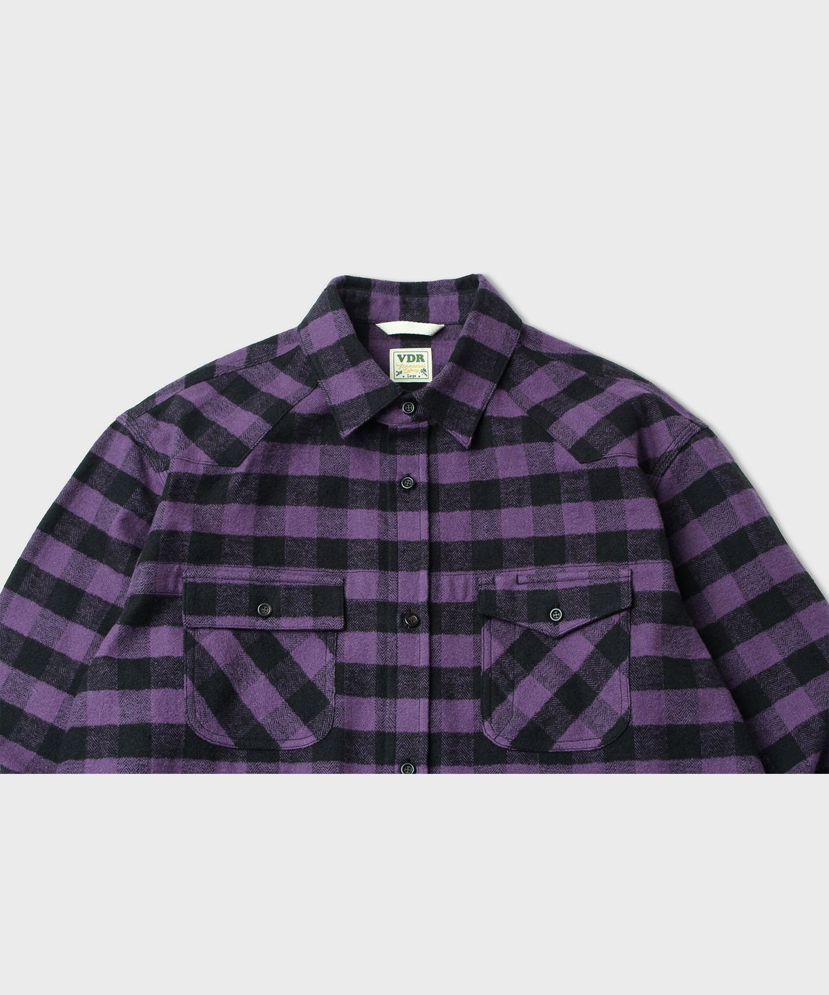 비디알(VDR) CCC FLANNEL SHIRTS [Buffalo Purple]
