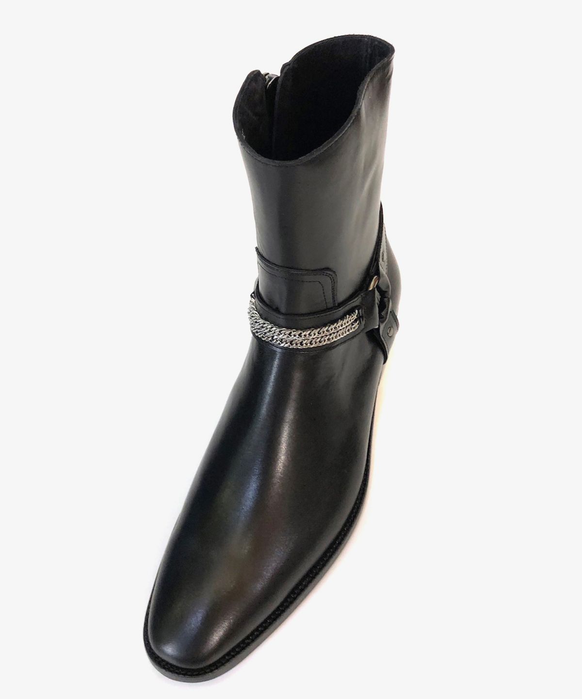 조앤슈(JOENSHOE) 로랑 바이시클 체인 부츠 블랙