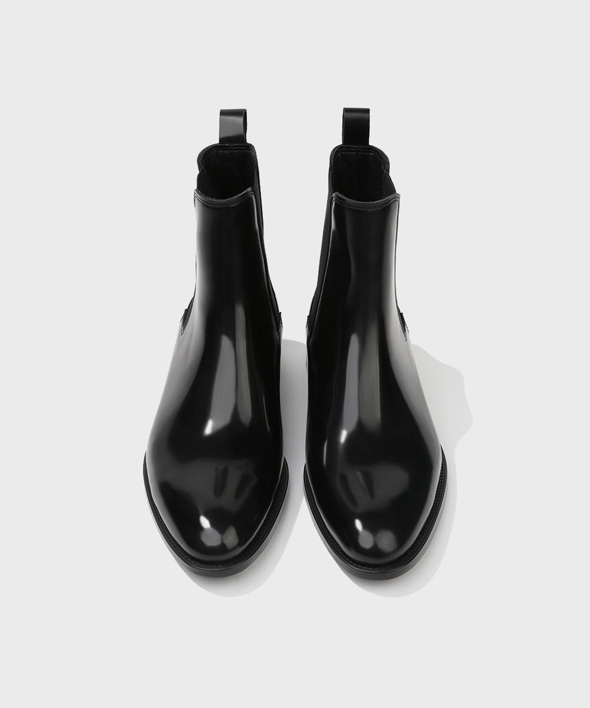 피렌체 아뜨리에(FIRENZE ATELIER) Rians_슬림토 스퀘어 밴딩 첼시부츠 3338 [BLACK BOX]