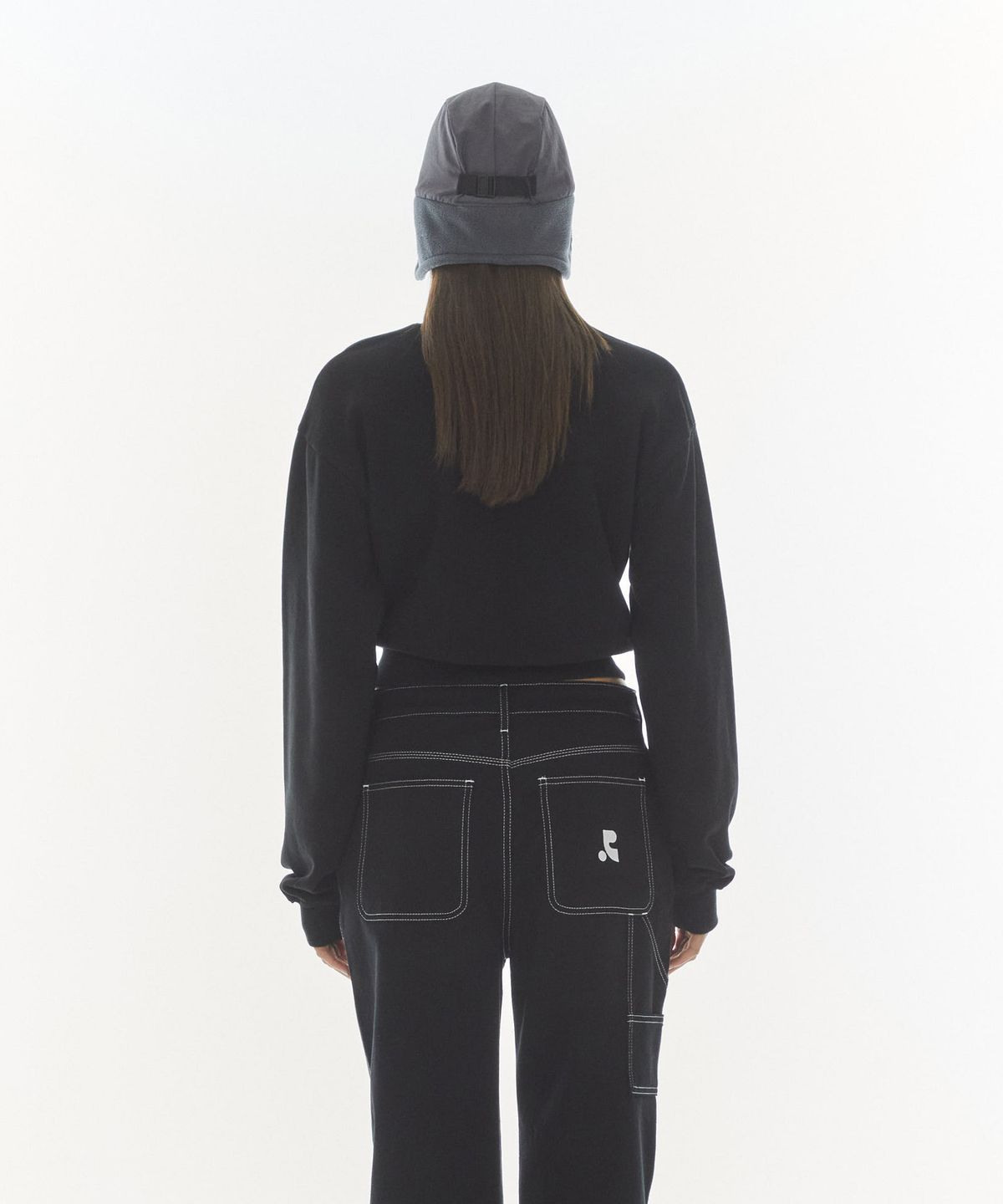 레스트앤레크레이션(REST&RECREATION) RR TEAM PIGMENT SWEATSHIRT_BLACK