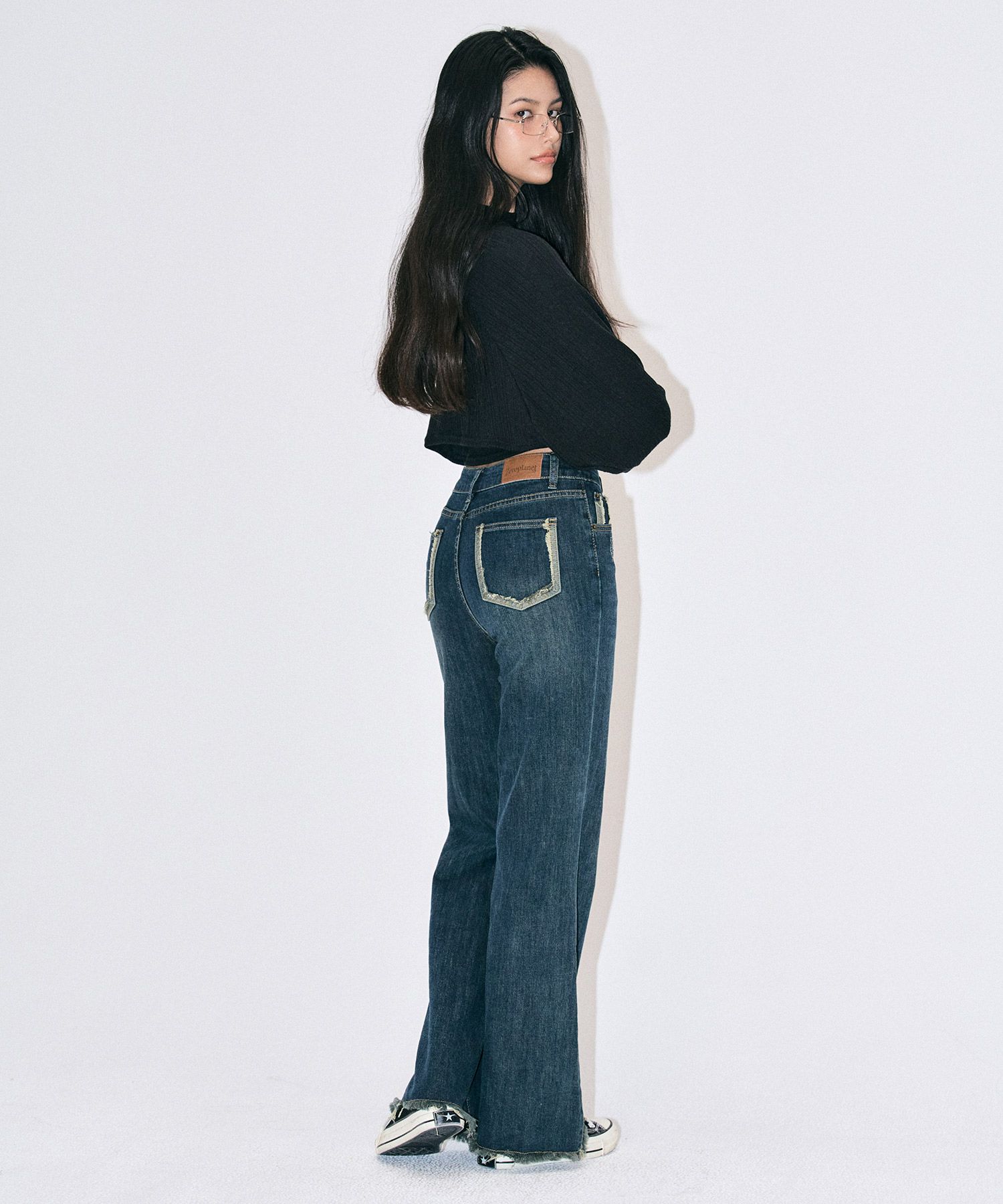 [pleasenofollow] 25Vintage Washing Boots-Cut Denimジョイ着用 MUSINSA公式 | ZEROPLANET Grace Washing Bootcut Pants [D/DENIM]
