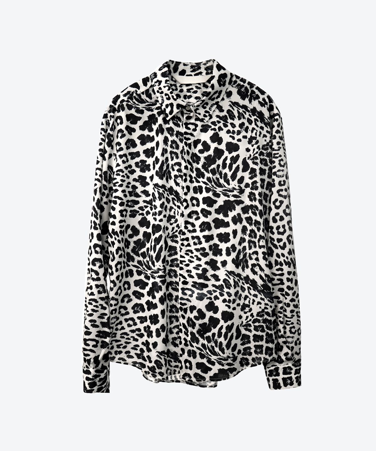 언티지(UNTAGE) 레오파드 프린트 셔츠[White(UNISEX)]_UTS-FS21