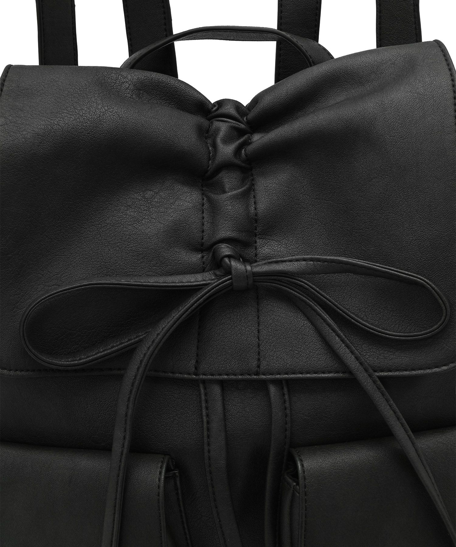 バックパック・リュック [ZEROPLANET] Vegan Leather Shirring Ribbon Backpack (2COLOR) MUSINSA | ZEROPLANET Vegan Leather Shirring Ribbon Backpack