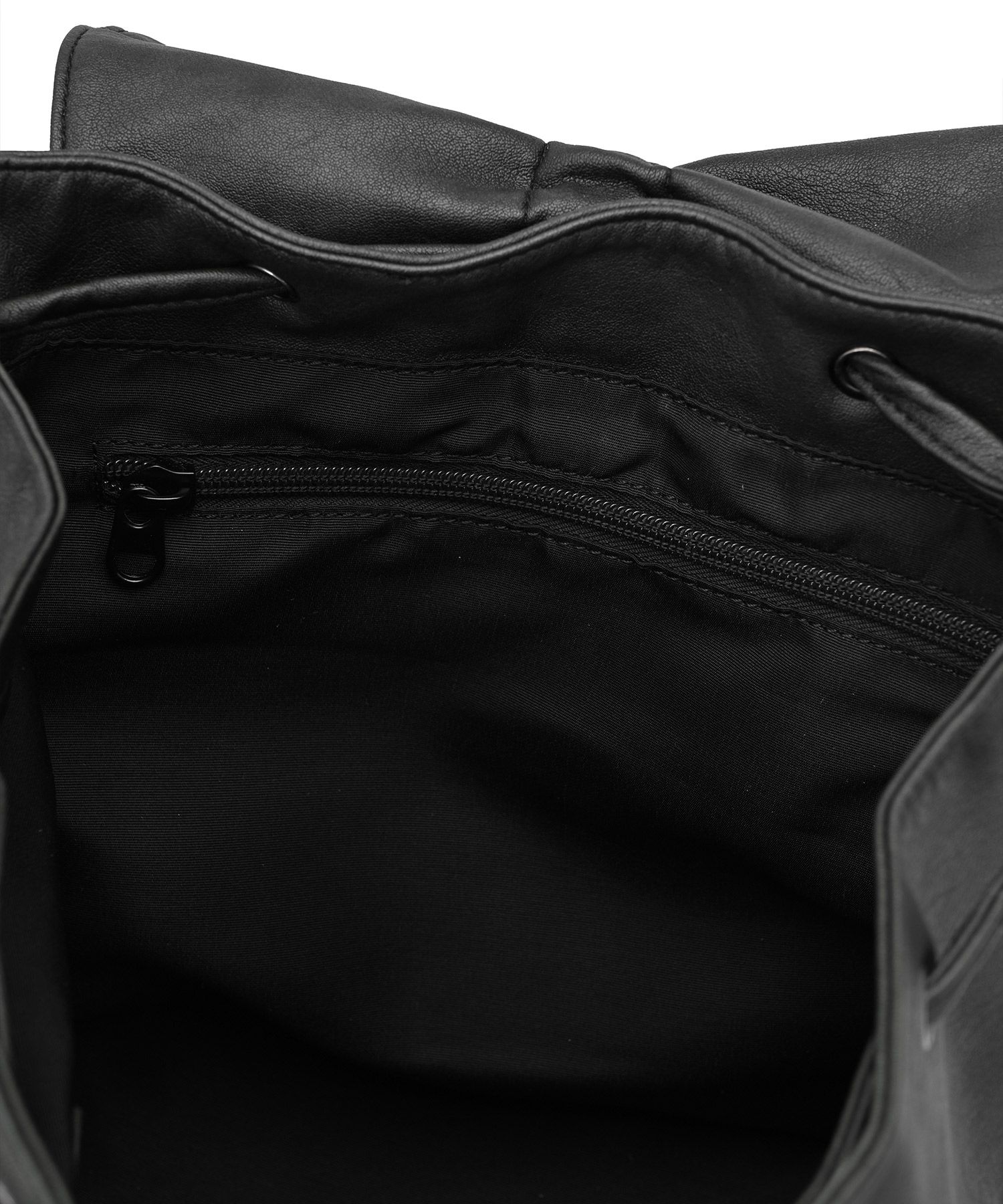 MUSINSA | ZEROPLANET Vegan Leather Shirring Ribbon Backpack