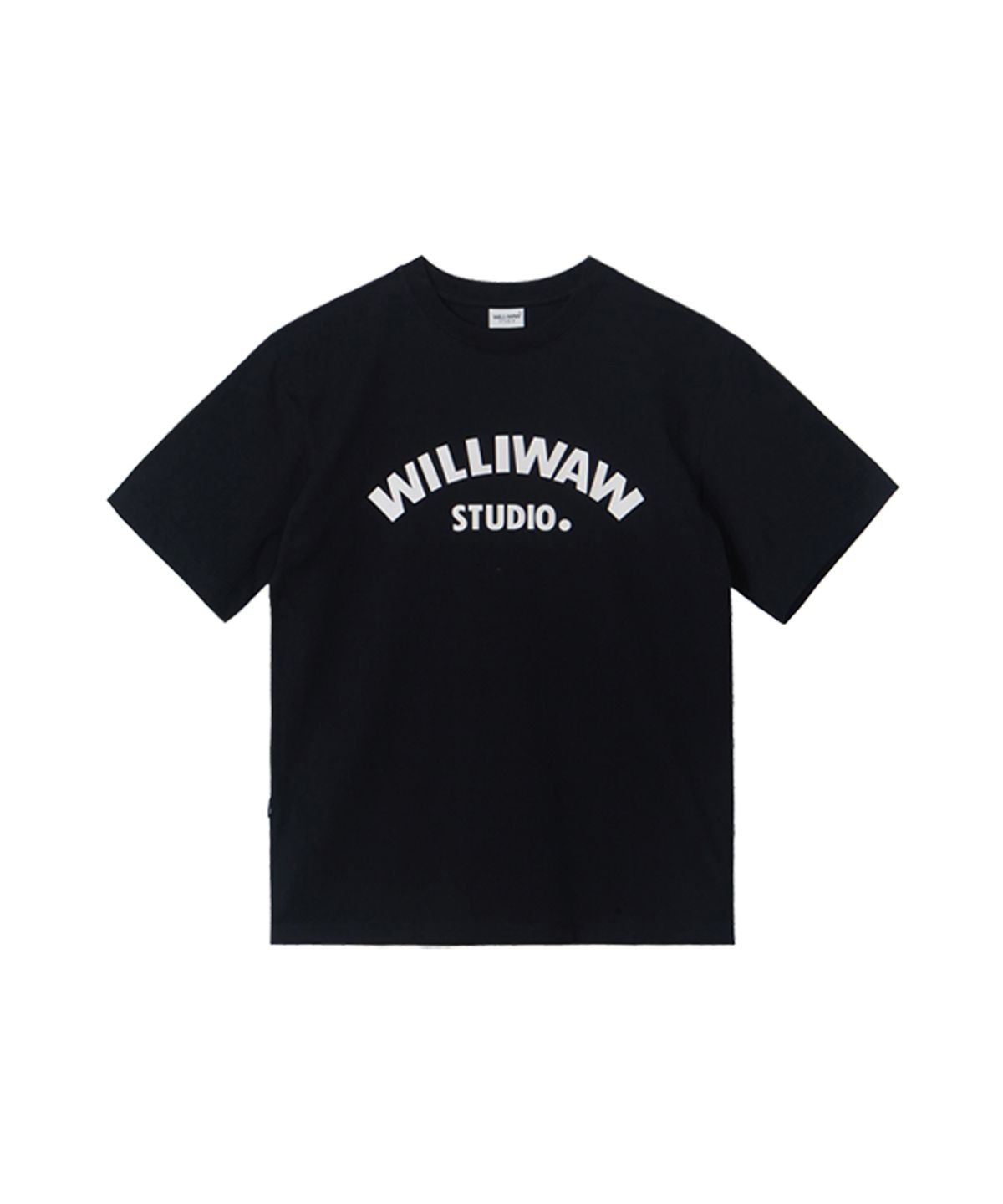 윌리워 스튜디오(WILLIWAW STUDIO) FAN-SHAPED 그래픽 후로킹 티셔츠 2 color
