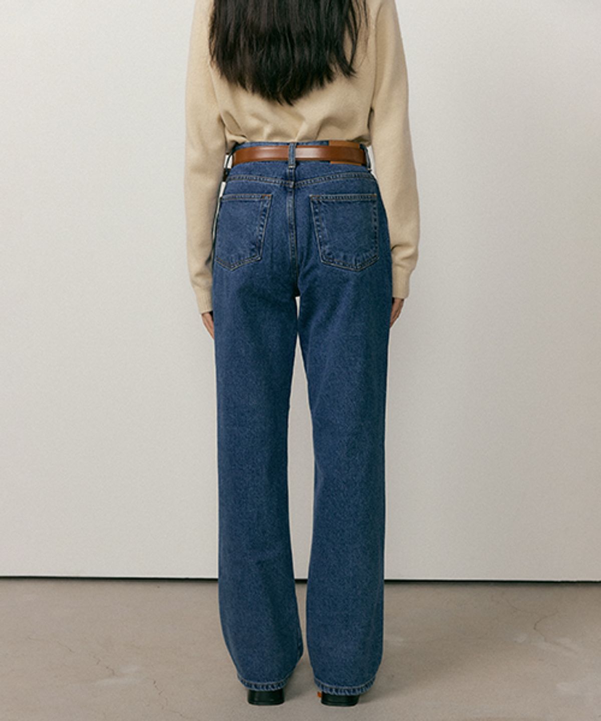 링서울(LINGSEOUL) indigo washing denim pants