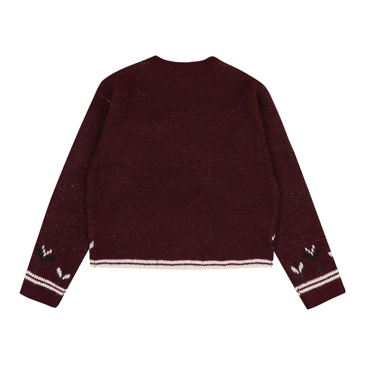 펜필드(PENFIELD) [P X PEANUTS] ADVENTURE SNOOPY PULLOVER KNIT BURGUNDY_FQ3KM85U