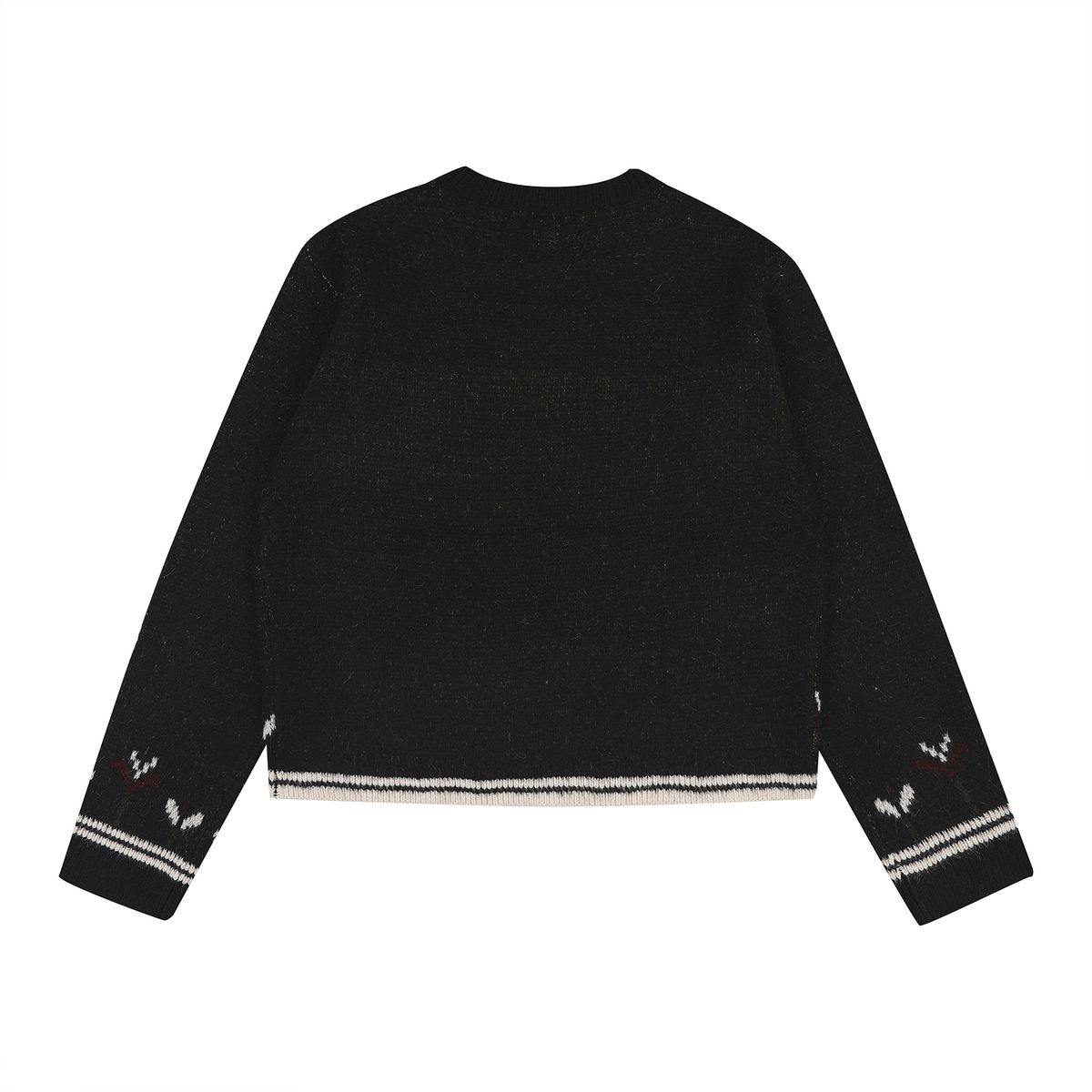 펜필드(PENFIELD) [P X PEANUTS] ADVENTURE SNOOPY PULLOVER KNIT BLACK_FQ3KM84U