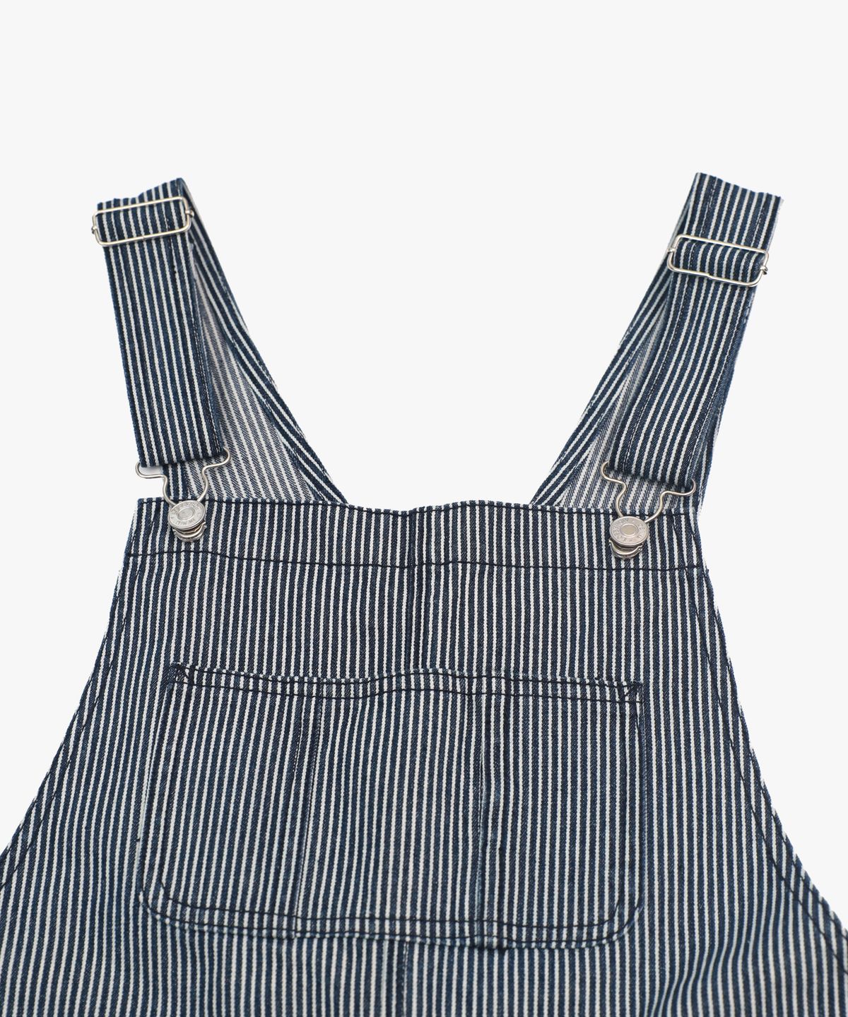 로시로우(LOSSYROW) Stripe denim overalls Blue