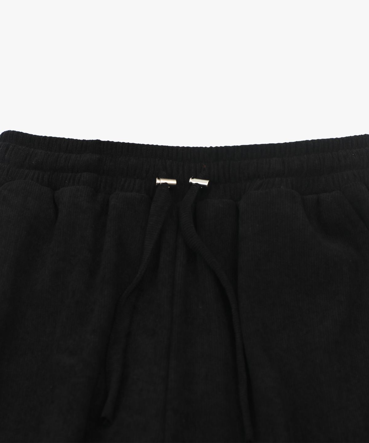 로시로우(LOSSYROW) Corduroy banding cargo pants Black