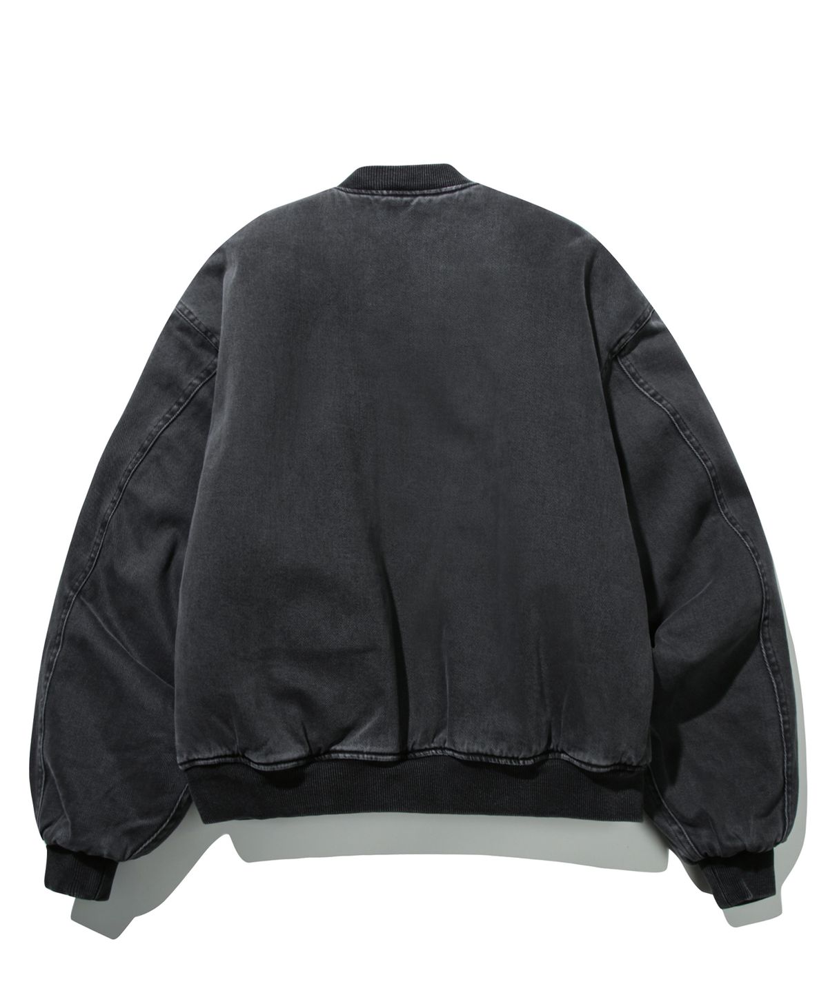 어반스터프(URBANSTOFF) 가먼트 다잉 봄버 점퍼 (챠콜)