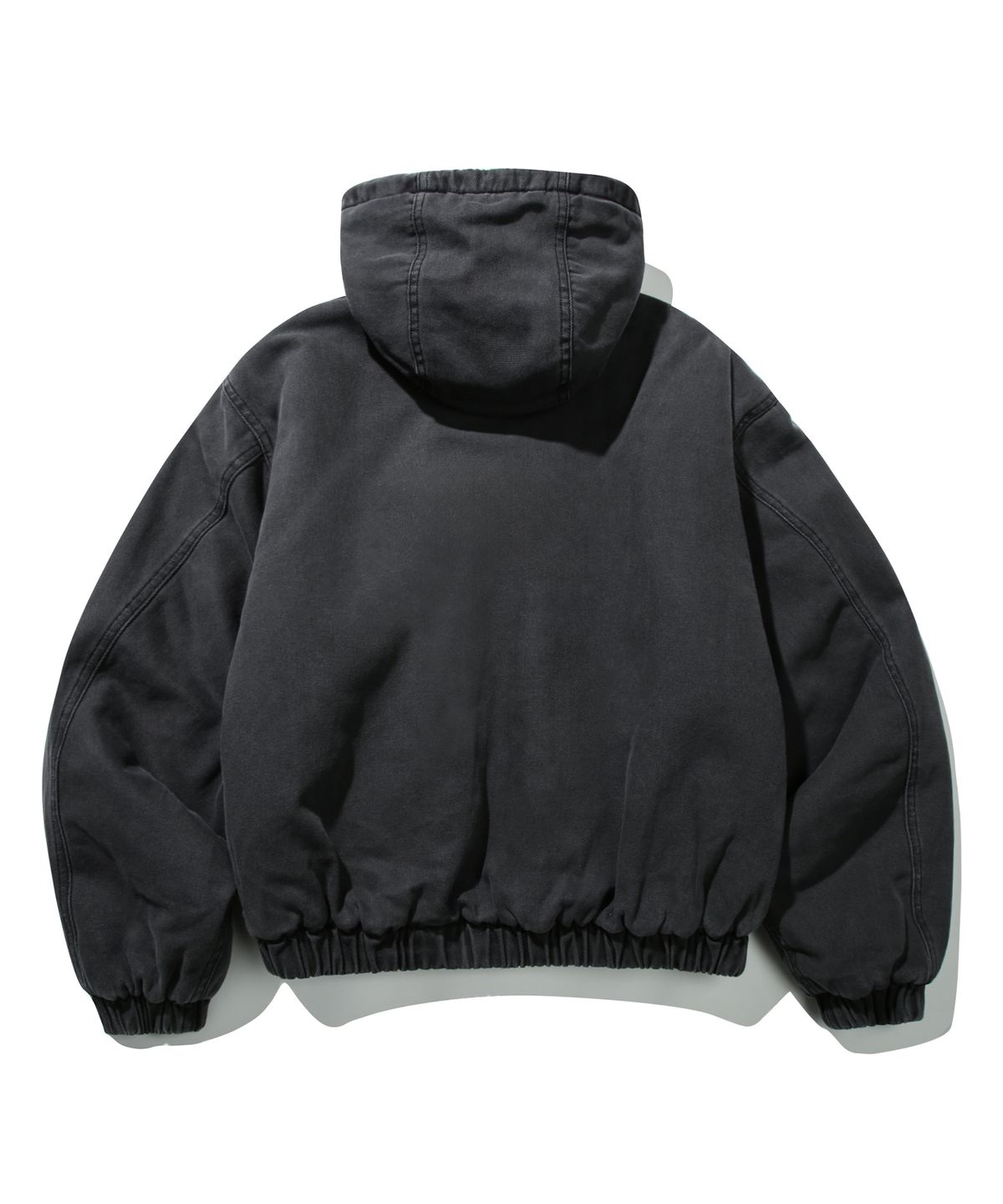 어반스터프(URBANSTOFF) 오버 다잉 후드 워크 자켓 (챠콜)