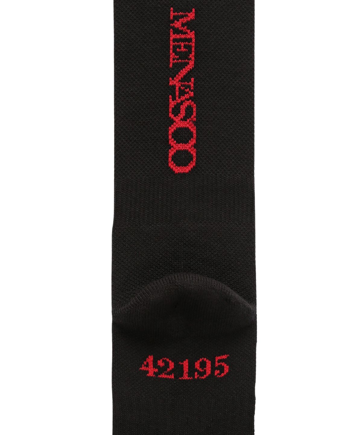 미나수(MENASOO) RUNNING CREW FLOGGER FIT SOCKS_LONG_BLACK