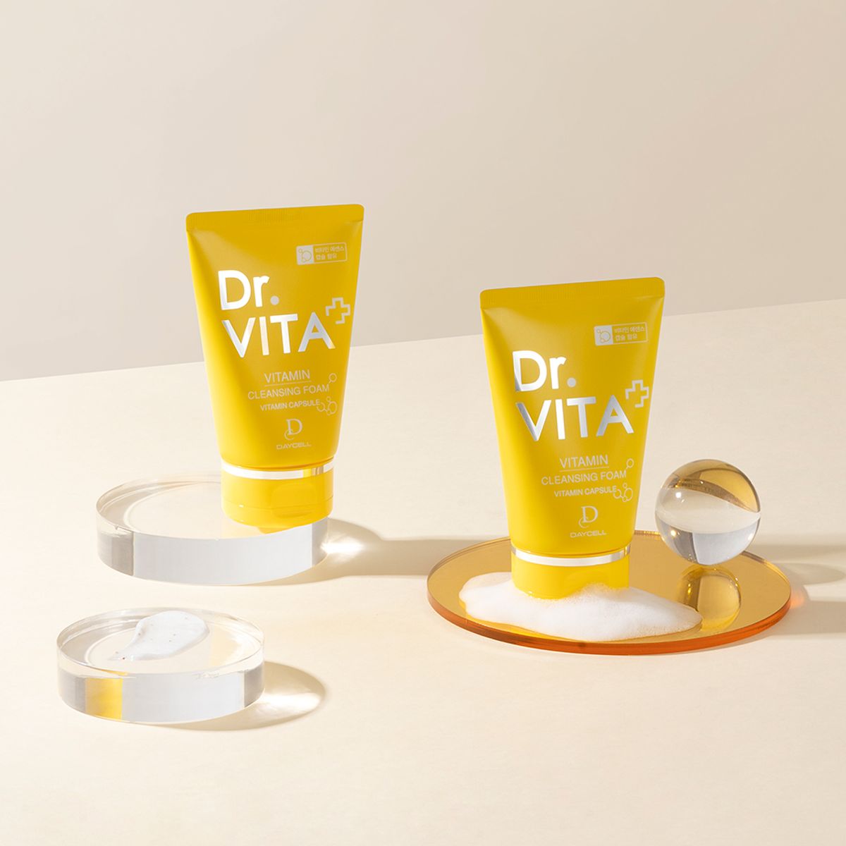 닥터비타(DRVITA) 수분공급 저자극 세안 비타민 캡슐 클렌징 폼 100ml