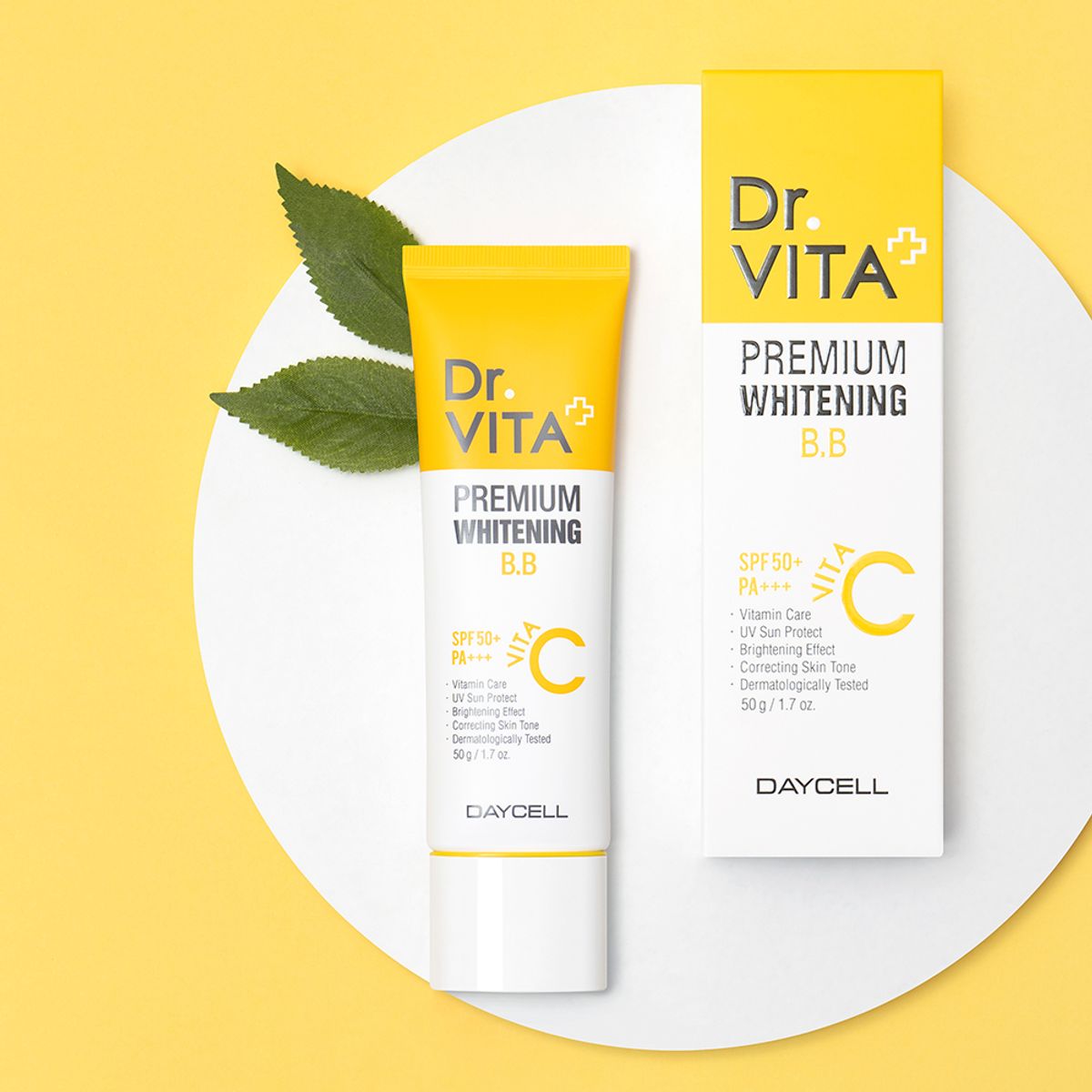닥터비타(DRVITA) [3종체험샘플증정]3중 기능성 프리미엄 화이트닝 비비 50g (SPF50+/PA+++)