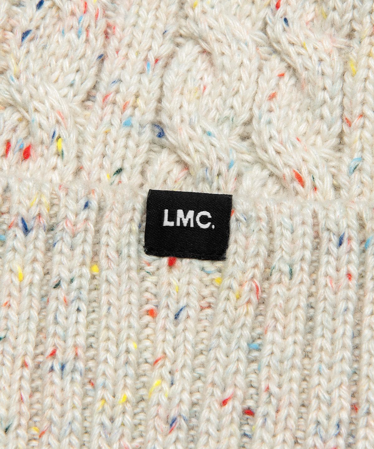 엘엠씨(LMC) GOTHIC NEP CABLE BEANIE ivory