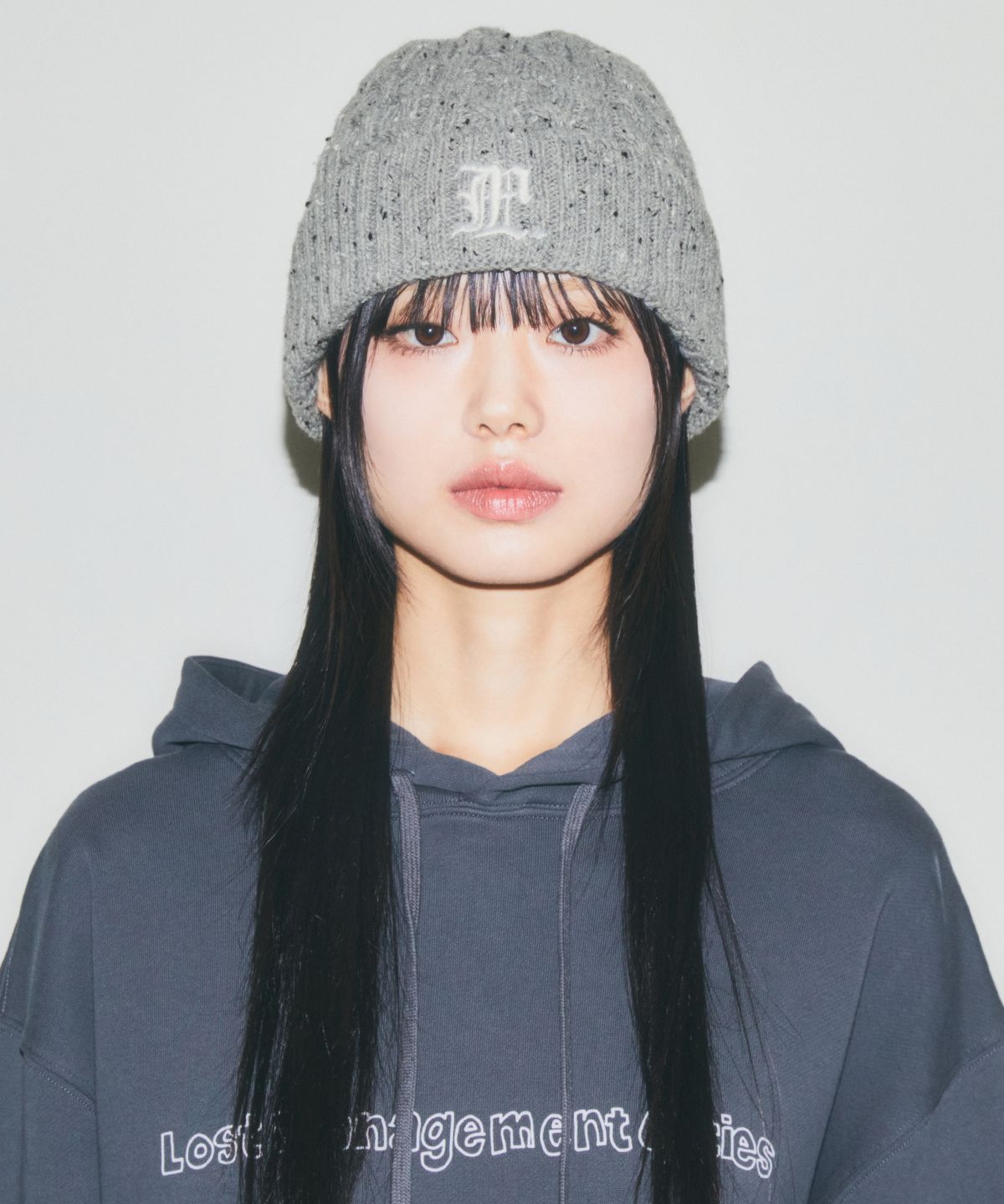 엘엠씨(LMC) GOTHIC NEP CABLE BEANIE ivory