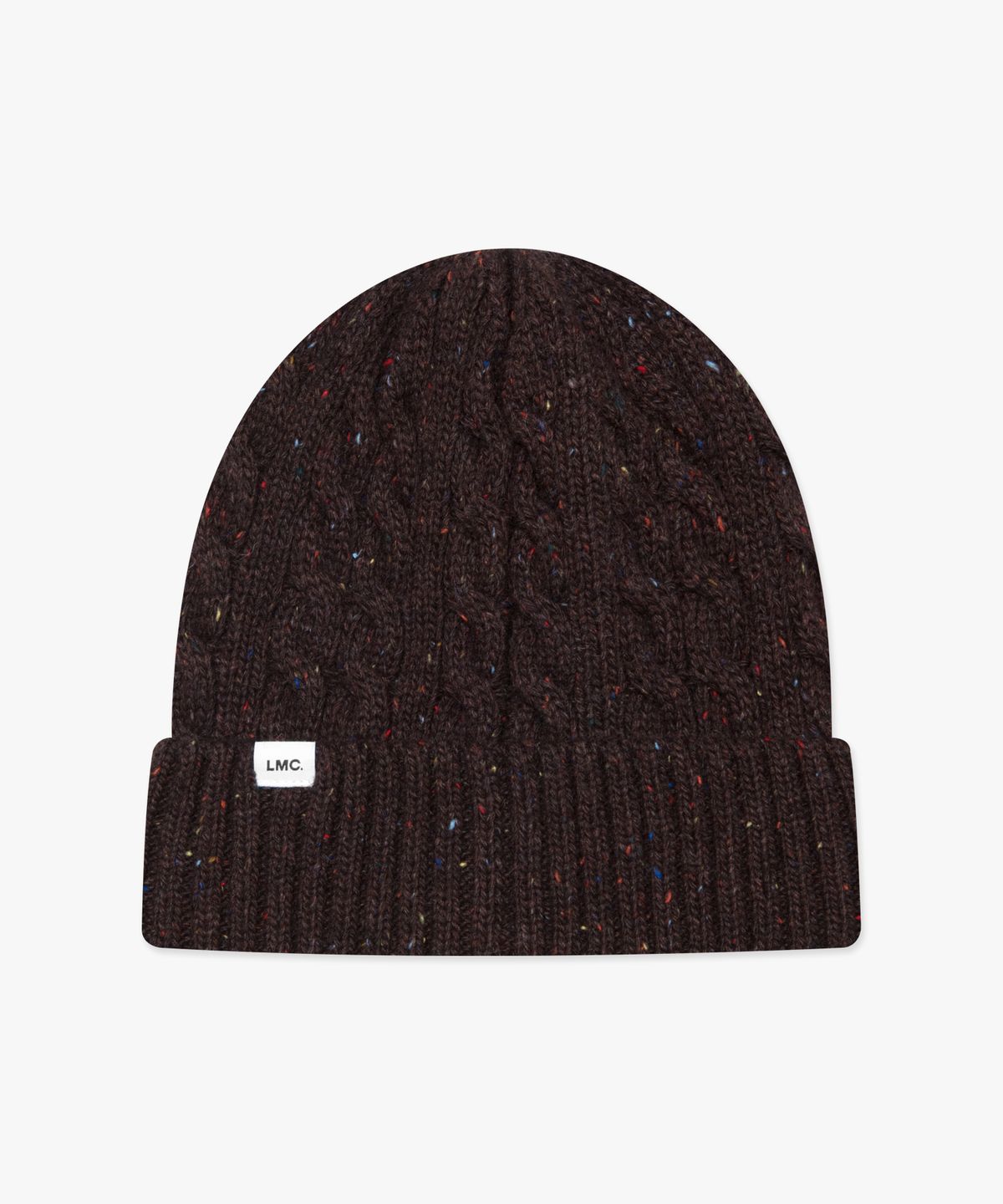 엘엠씨(LMC) GOTHIC NEP CABLE BEANIE brown