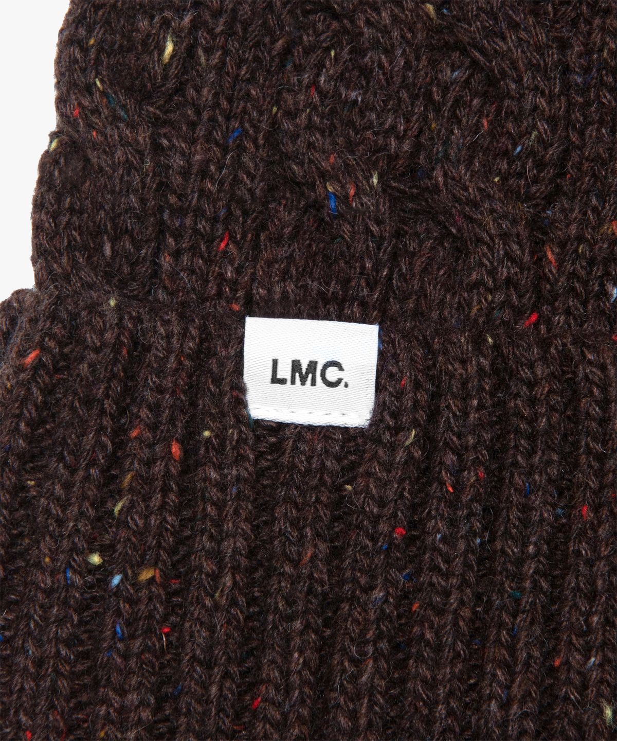 엘엠씨(LMC) GOTHIC NEP CABLE BEANIE brown