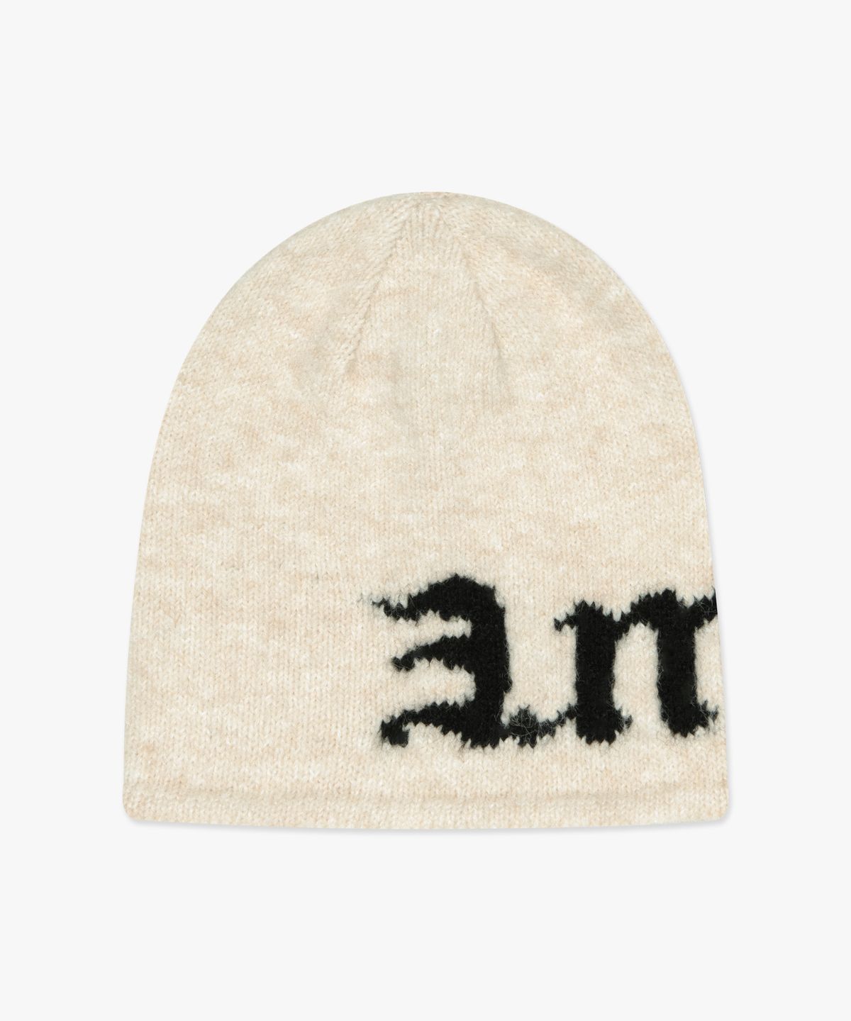 엘엠씨(LMC) GOTHIC NAME KNIT BEANIE cream