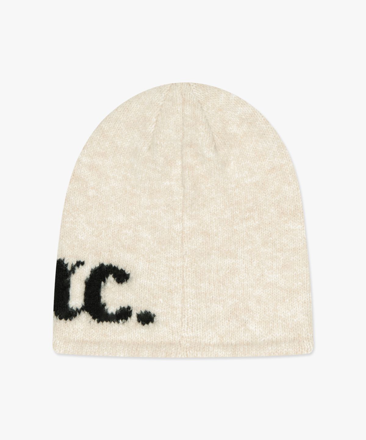엘엠씨(LMC) GOTHIC NAME KNIT BEANIE cream