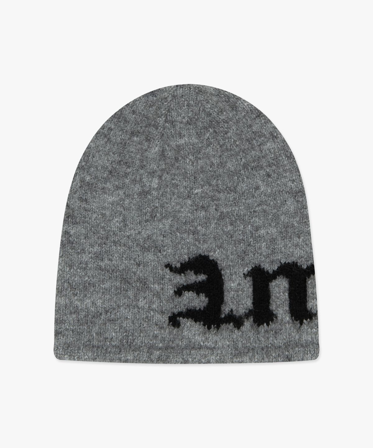 엘엠씨(LMC) GOTHIC NAME KNIT BEANIE charcoal