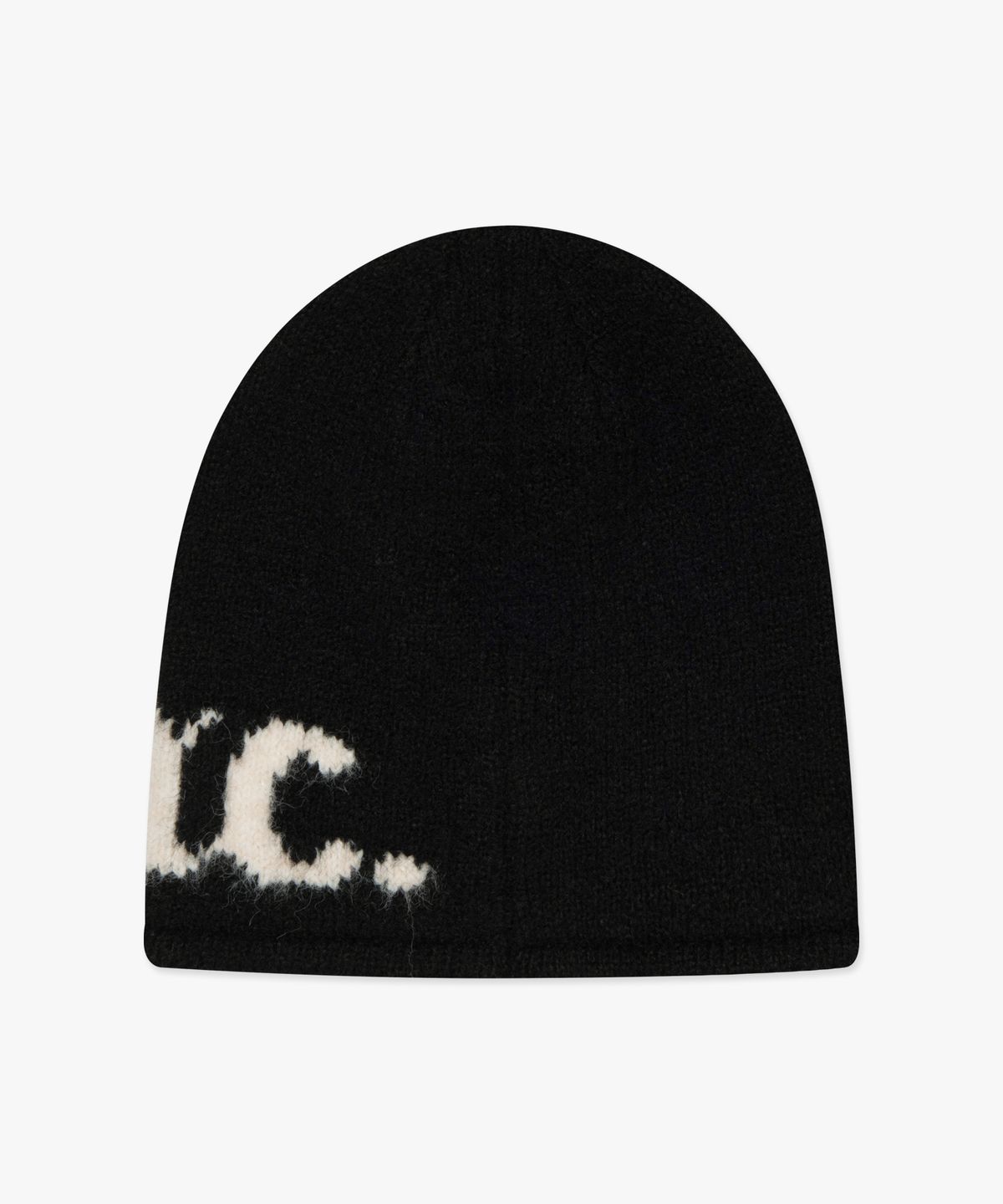 엘엠씨(LMC) GOTHIC NAME KNIT BEANIE black