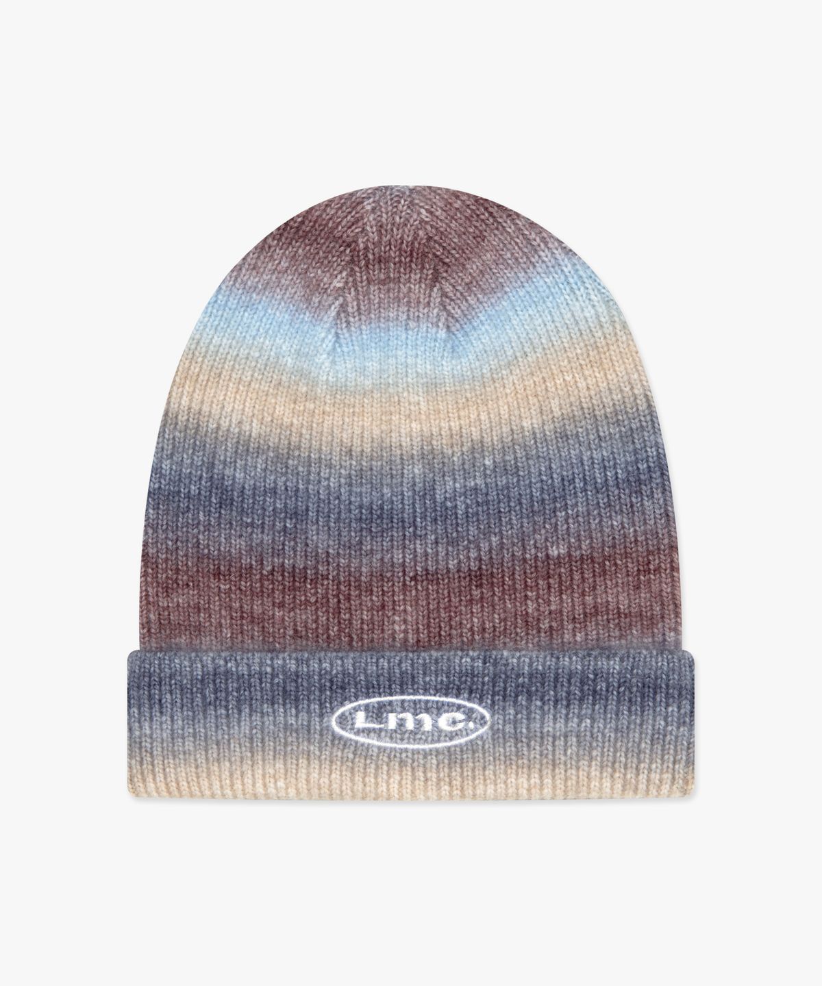 엘엠씨(LMC) OVAL OMBRE BRUSHED KNIT BEANIE brown