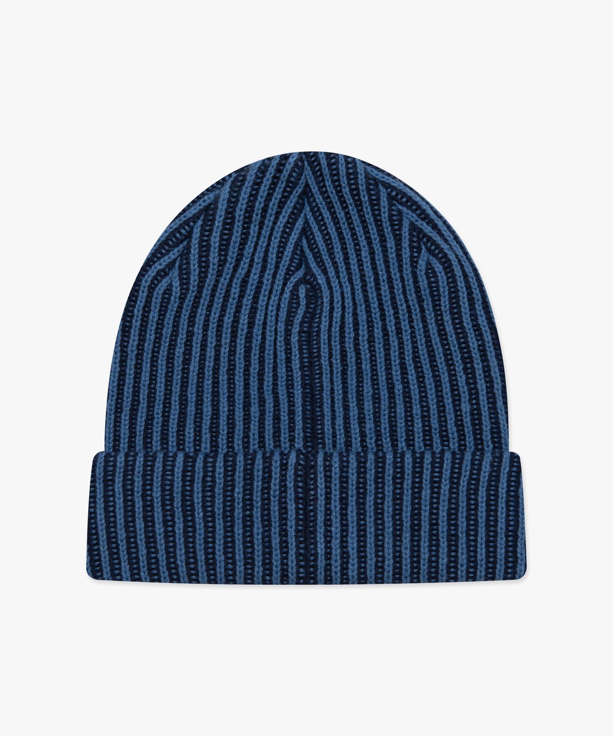 엘엠씨(LMC) MICRO BOX TWO TONE KNIT BEANIE blue