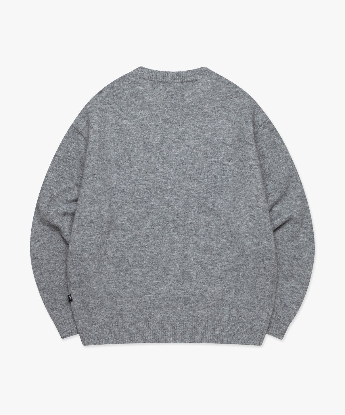 엘엠씨(LMC) GOTHIC NAME KNIT SWEATER charcoal
