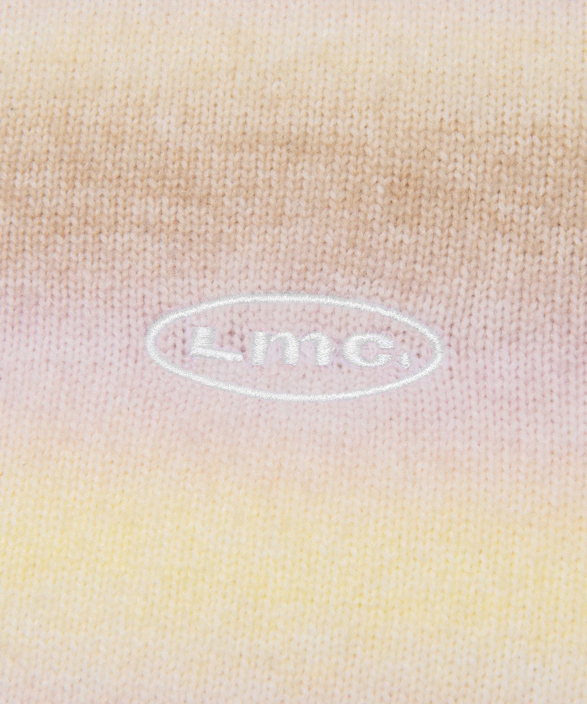 엘엠씨(LMC) OVAL OMBRE BRUSHED KNIT SWEATER beige