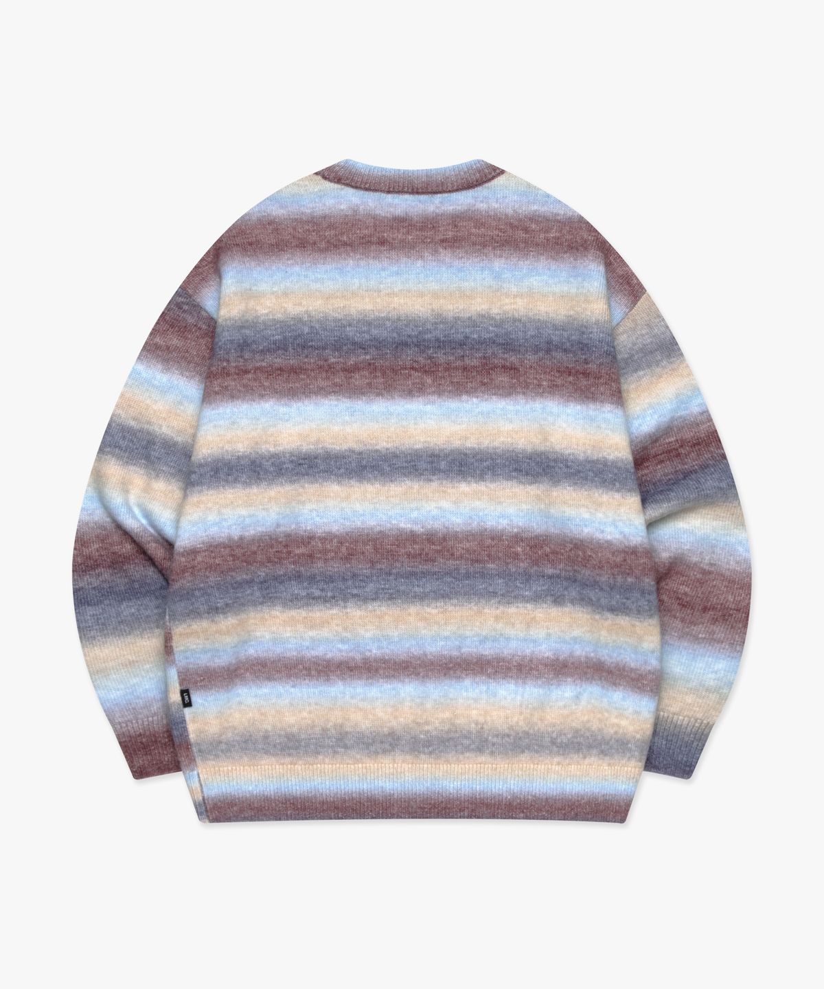 엘엠씨(LMC) OVAL OMBRE BRUSHED KNIT SWEATER brown