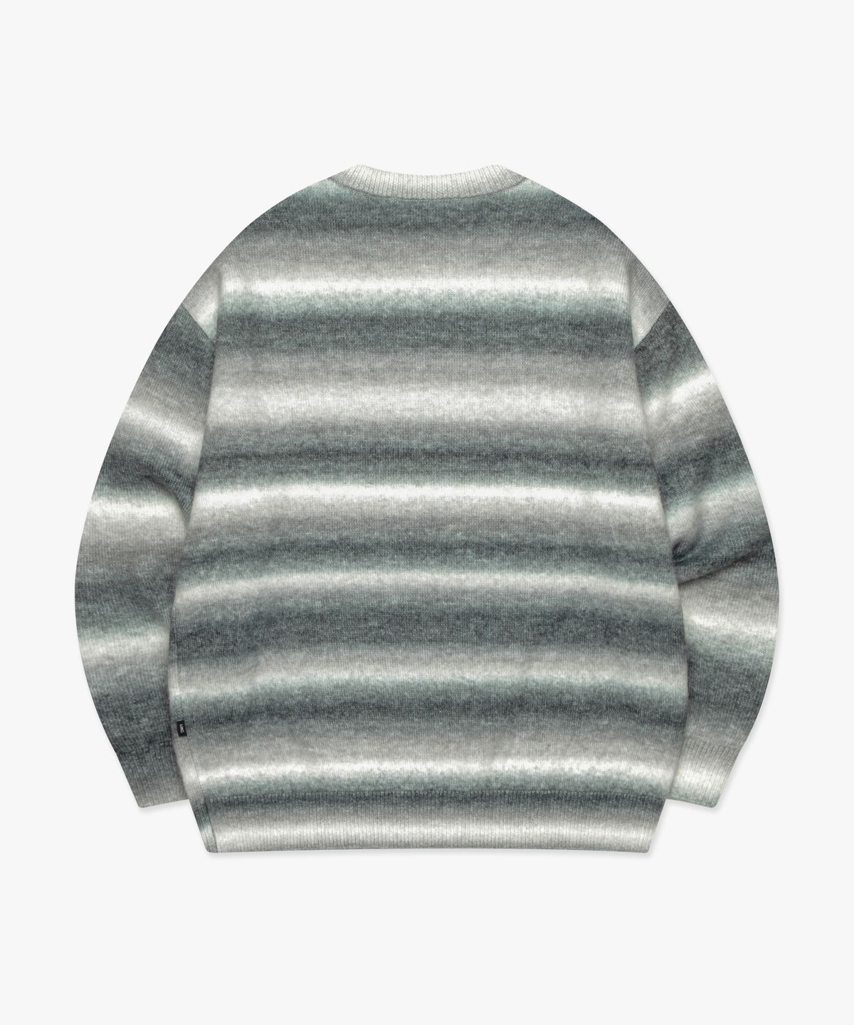 엘엠씨(LMC) OVAL OMBRE BRUSHED KNIT SWEATER charcoal