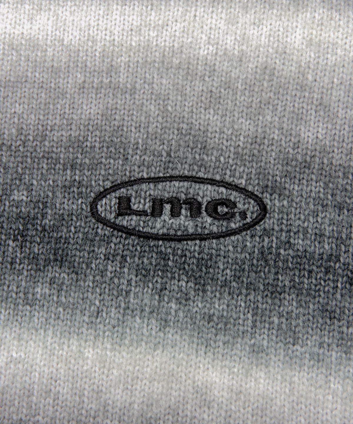 엘엠씨(LMC) OVAL OMBRE BRUSHED KNIT SWEATER charcoal