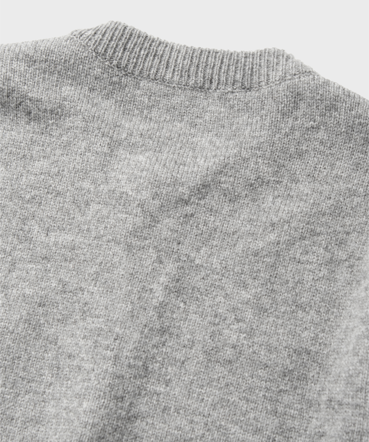 넌블랭크(NONBLANK) 퓨어 울 가디건 니트_GREY