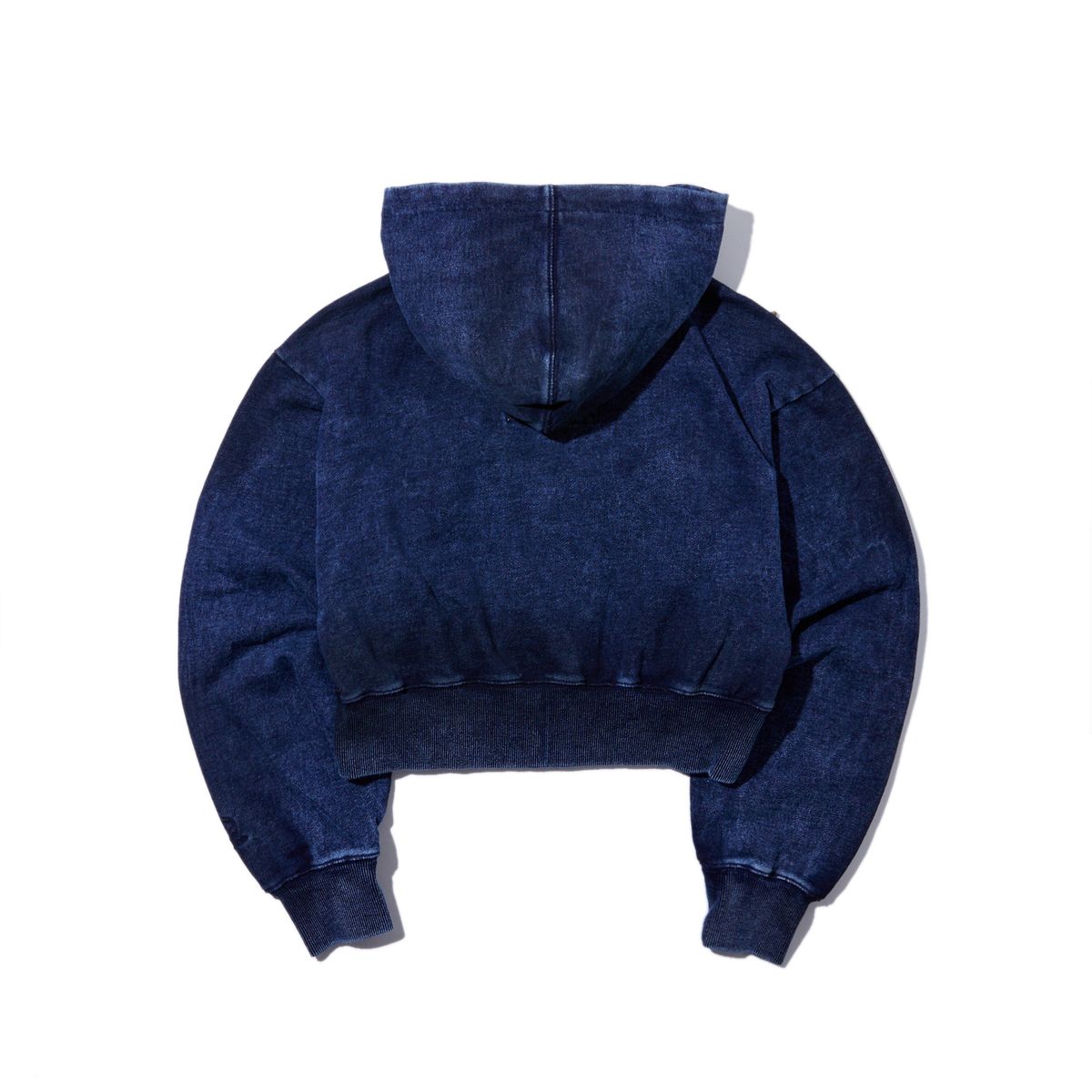 펜필드(PENFIELD) [TRAILWEAR] FADED INDIGO FULL ZIP CROP HOODIE INDIGO_FQ4KH65F