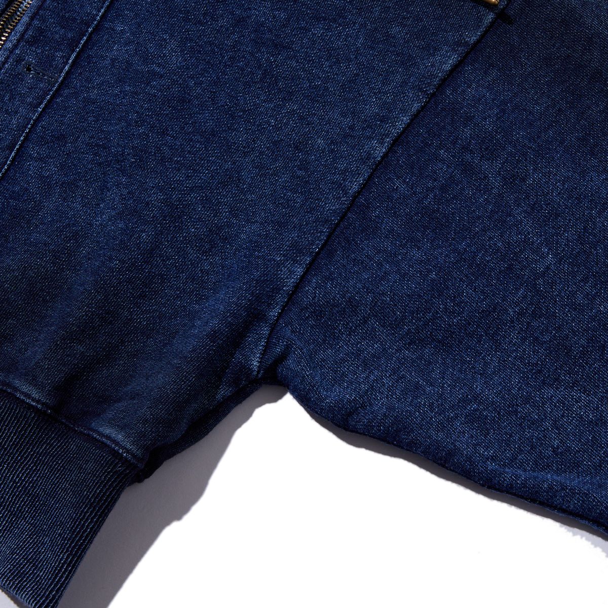 펜필드(PENFIELD) [TRAILWEAR] FADED INDIGO FULL ZIP CROP HOODIE INDIGO_FQ4KH65F