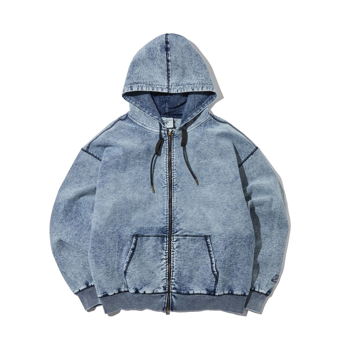 펜필드(PENFIELD) [TRAILWEAR] FADED INDIGO FULL ZIP HOODIE INDIGO_FQ4KH60U