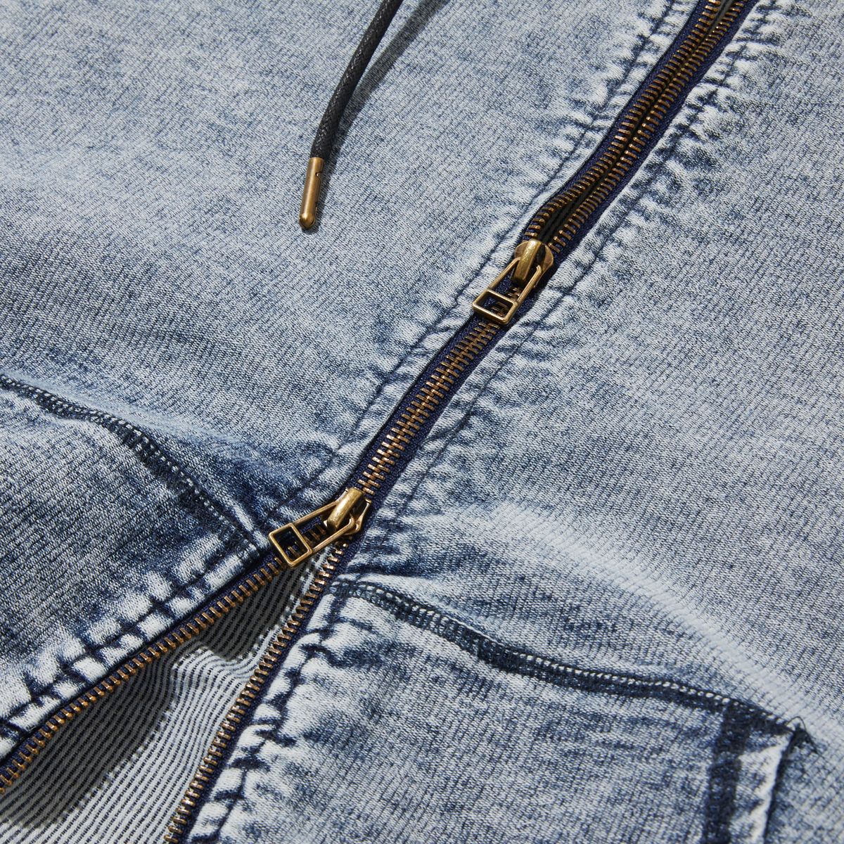 펜필드(PENFIELD) [TRAILWEAR] FADED INDIGO FULL ZIP HOODIE INDIGO_FQ4KH60U