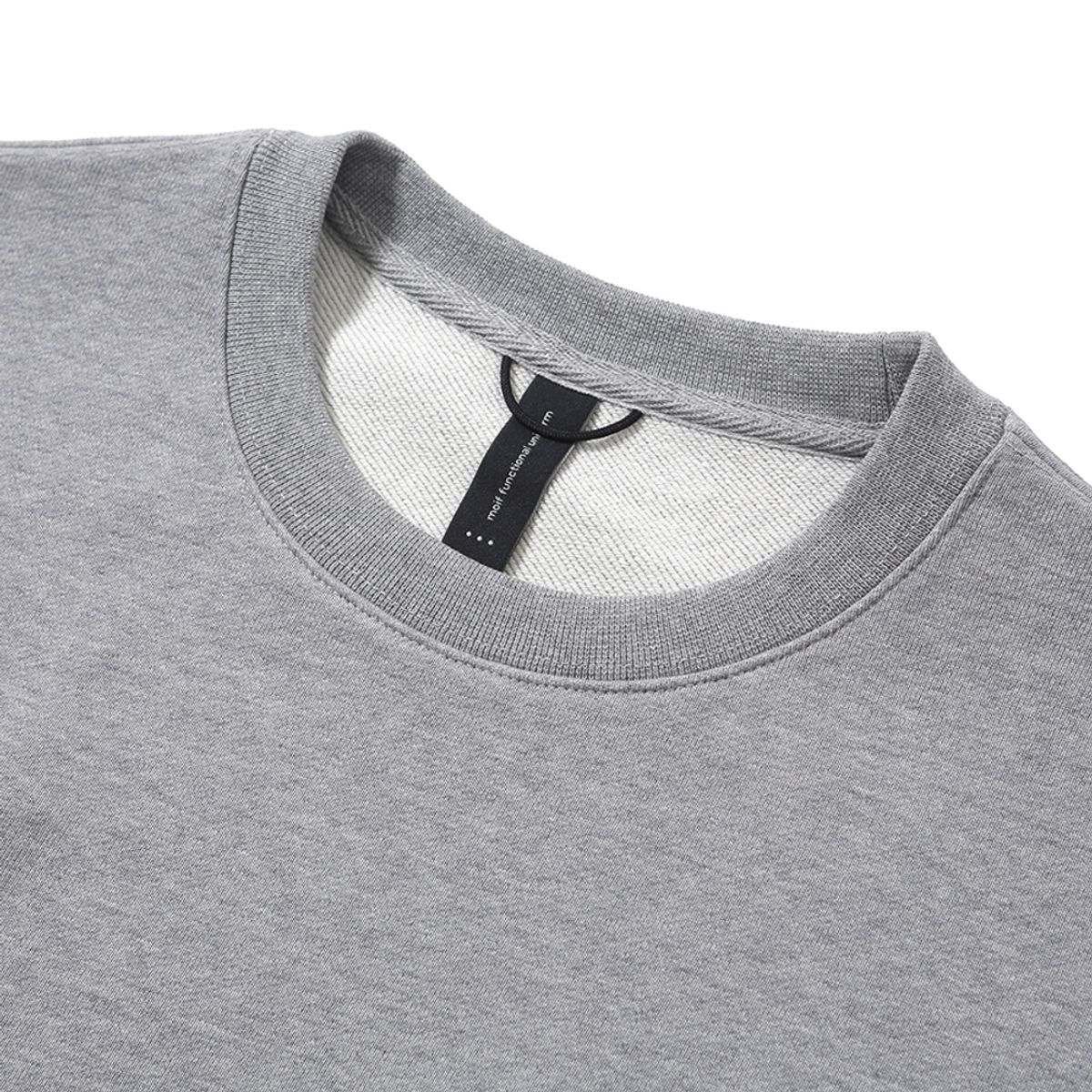 모이프(MOIF) [AW24]BAGGY SWEAT SHIRT / HEATHER GRAY