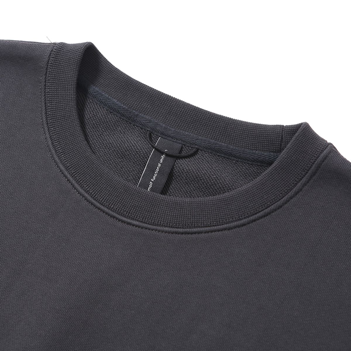 모이프(MOIF) [AW24]BAGGY SWEAT SHIRT / CHARCOAL