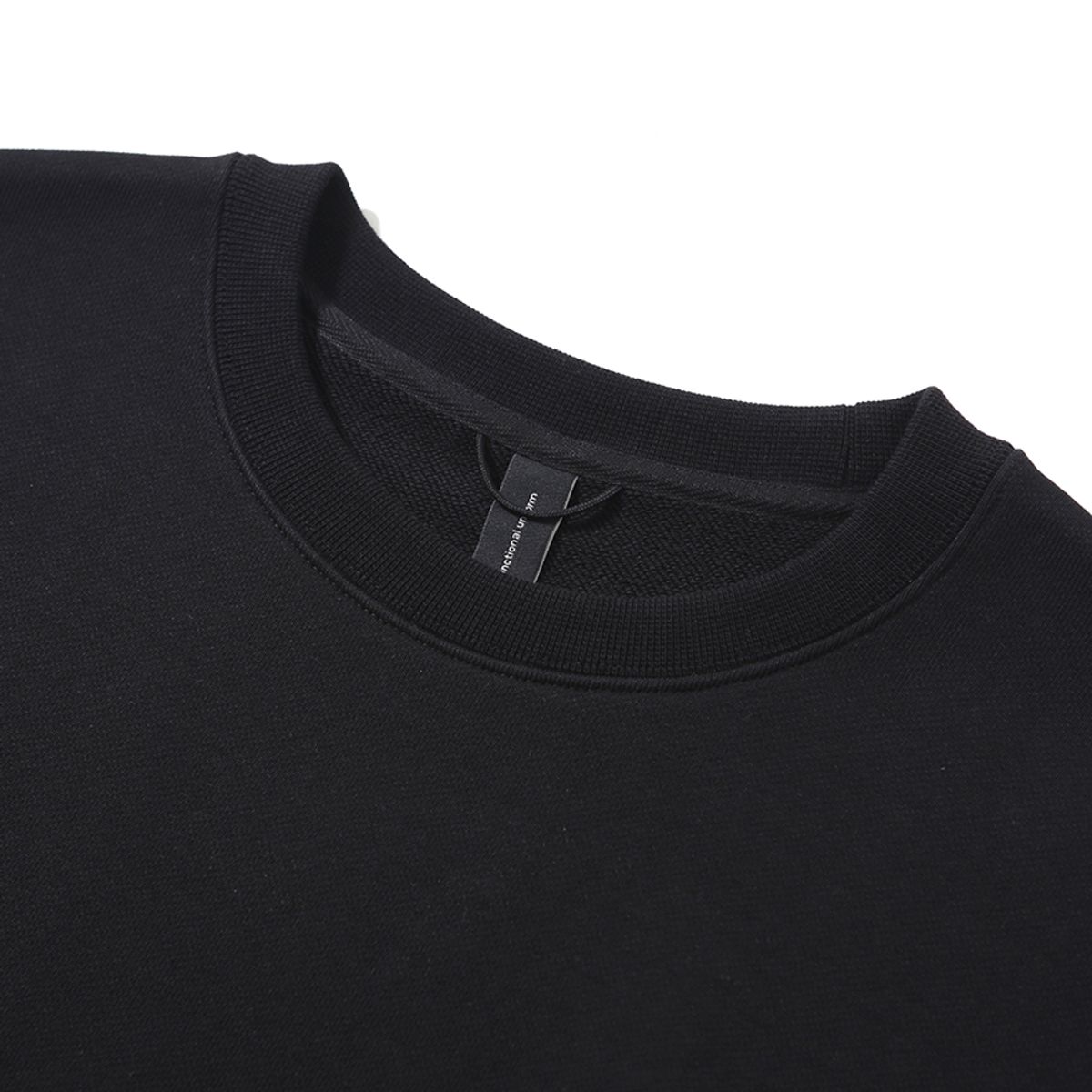 모이프(MOIF) [AW24]BAGGY SWEAT SHIRT / BLACK