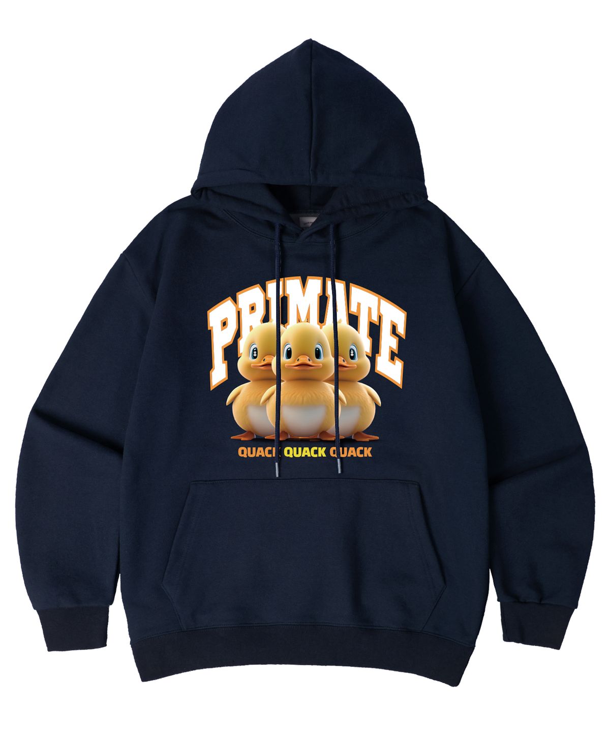 프라임에이트(PRIMATE) [기모/NO기모] QUACK 오버핏 후드 티셔츠 9 COLORS